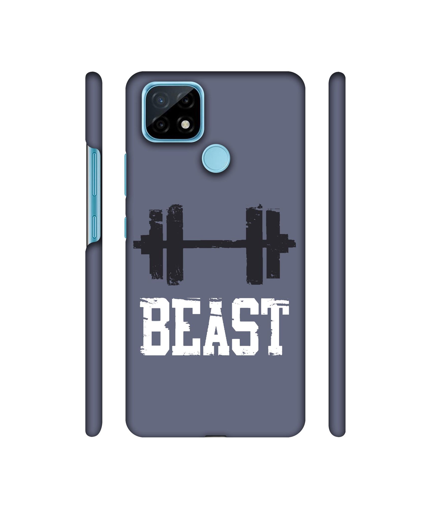 Beast Gym Designer Hard Back Cover for Realme C21