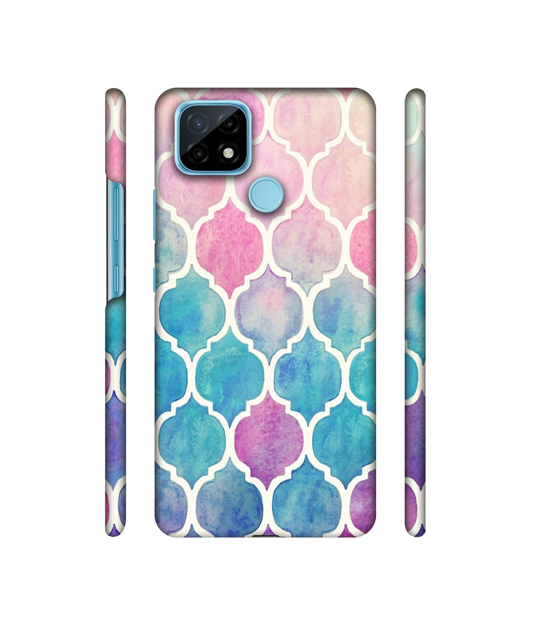 Patterns Art Designer Hard Back Cover for Realme C21