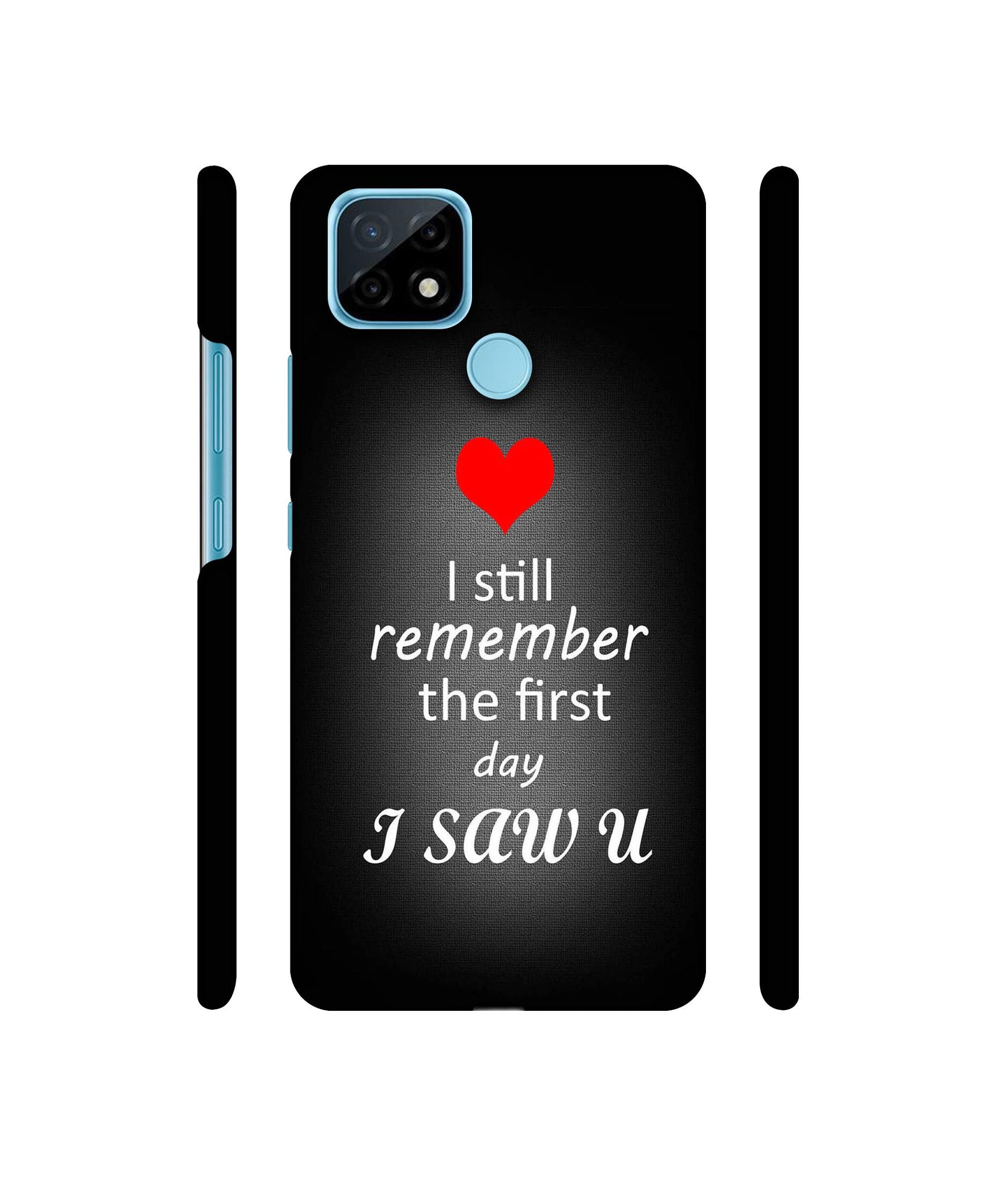 I Saw You Heart Designer Hard Back Cover for Realme C21