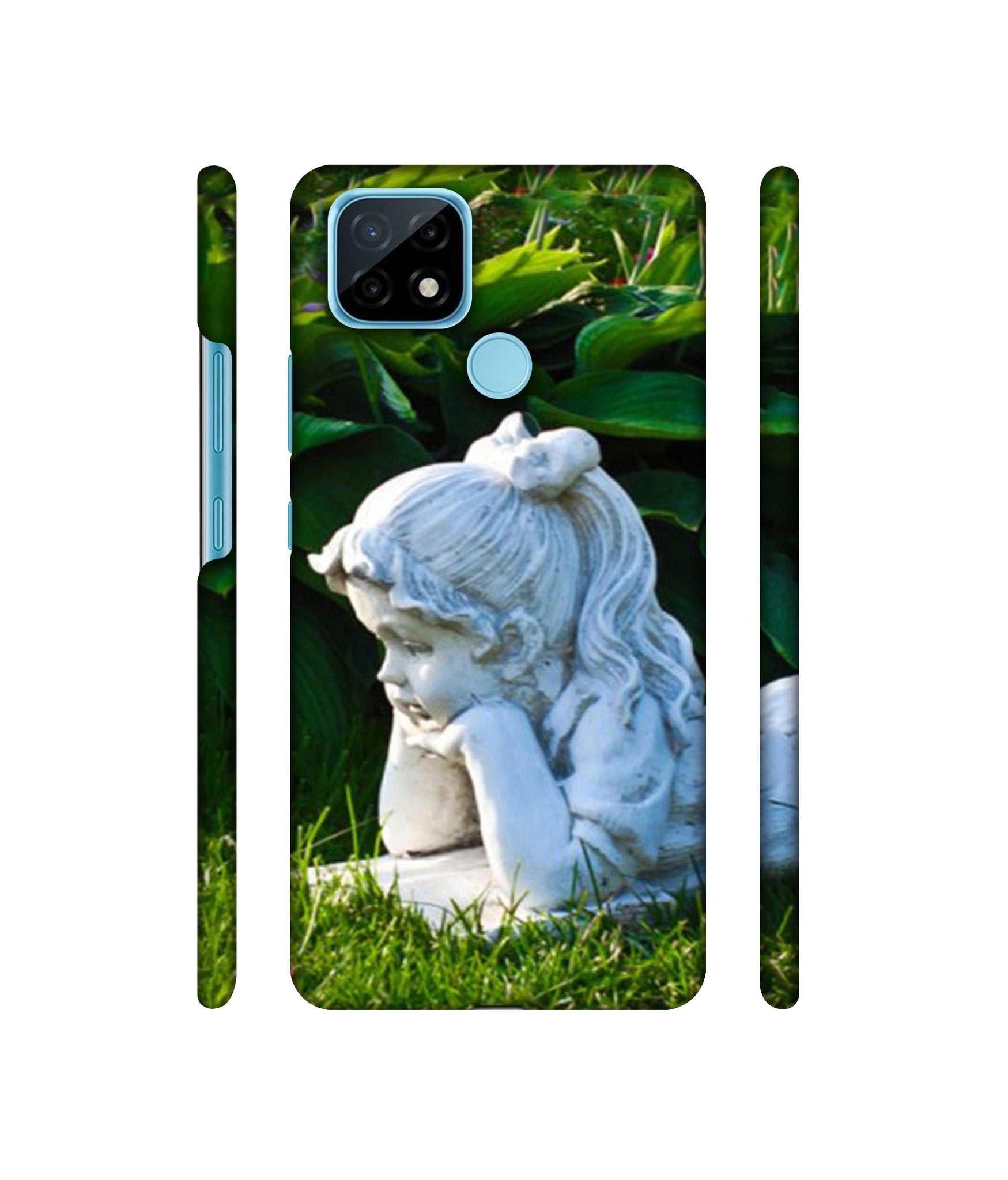 Statue of Girl Designer Hard Back Cover for Realme C21