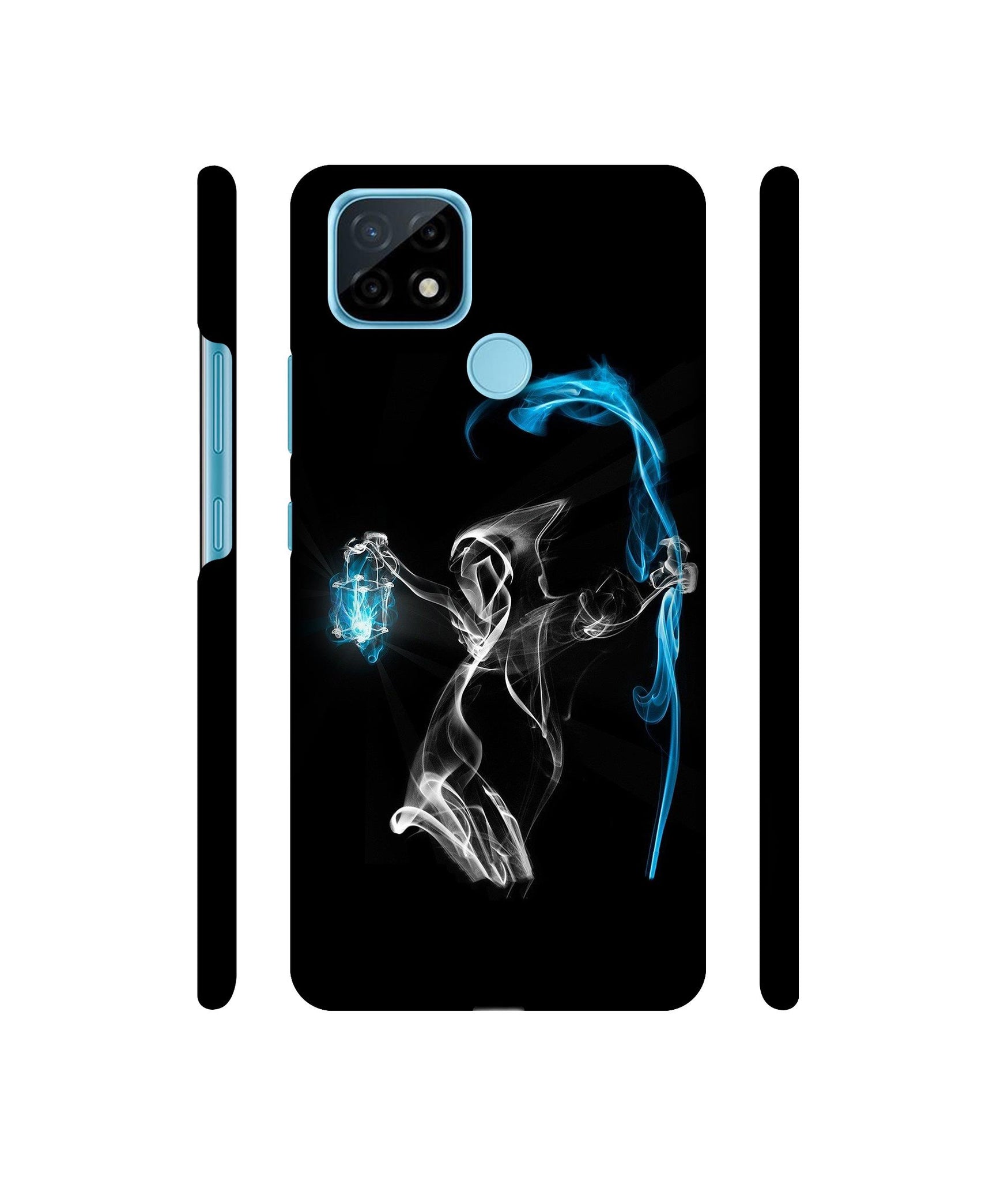 3D Skull Designer Hard Back Cover for Realme C21