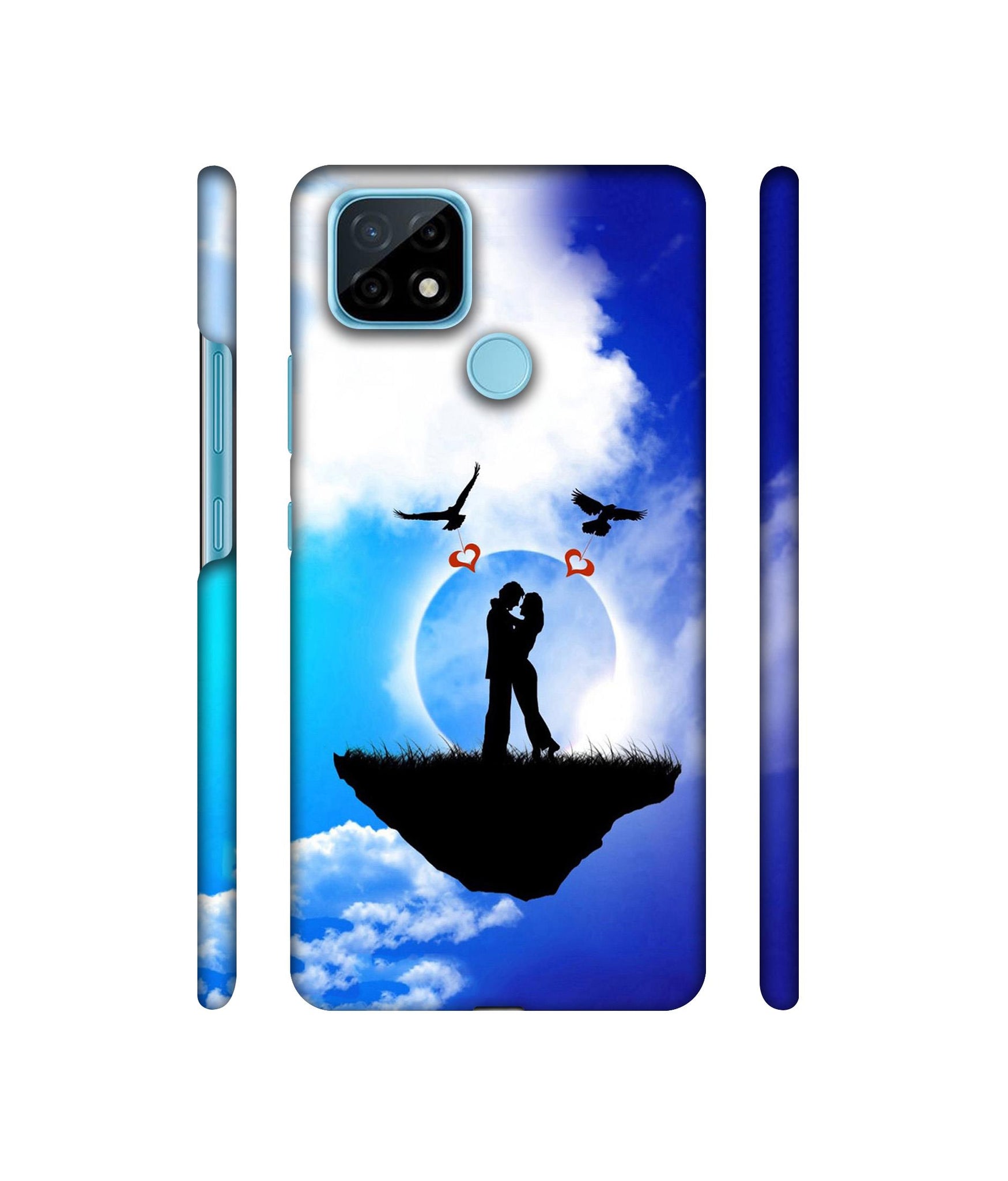 Flying Love Designer Hard Back Cover for Realme C21