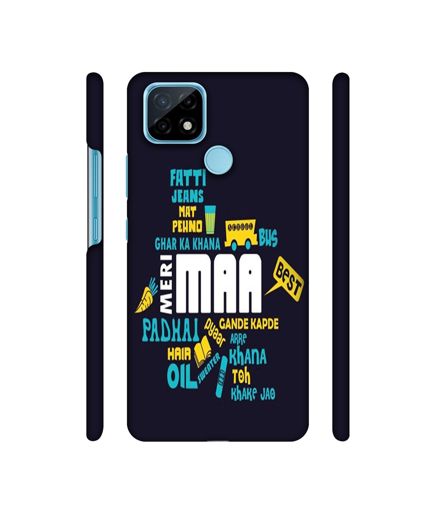 Maa Designer Hard Back Cover for Realme C21