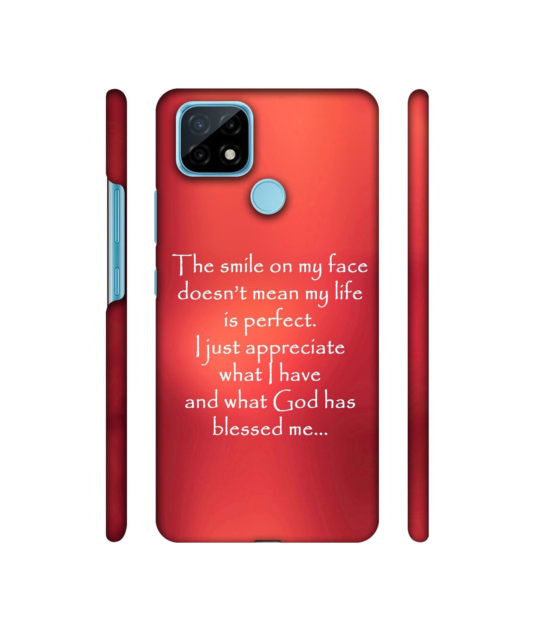 Quotes On Life Designer Hard Back Cover for Realme C21