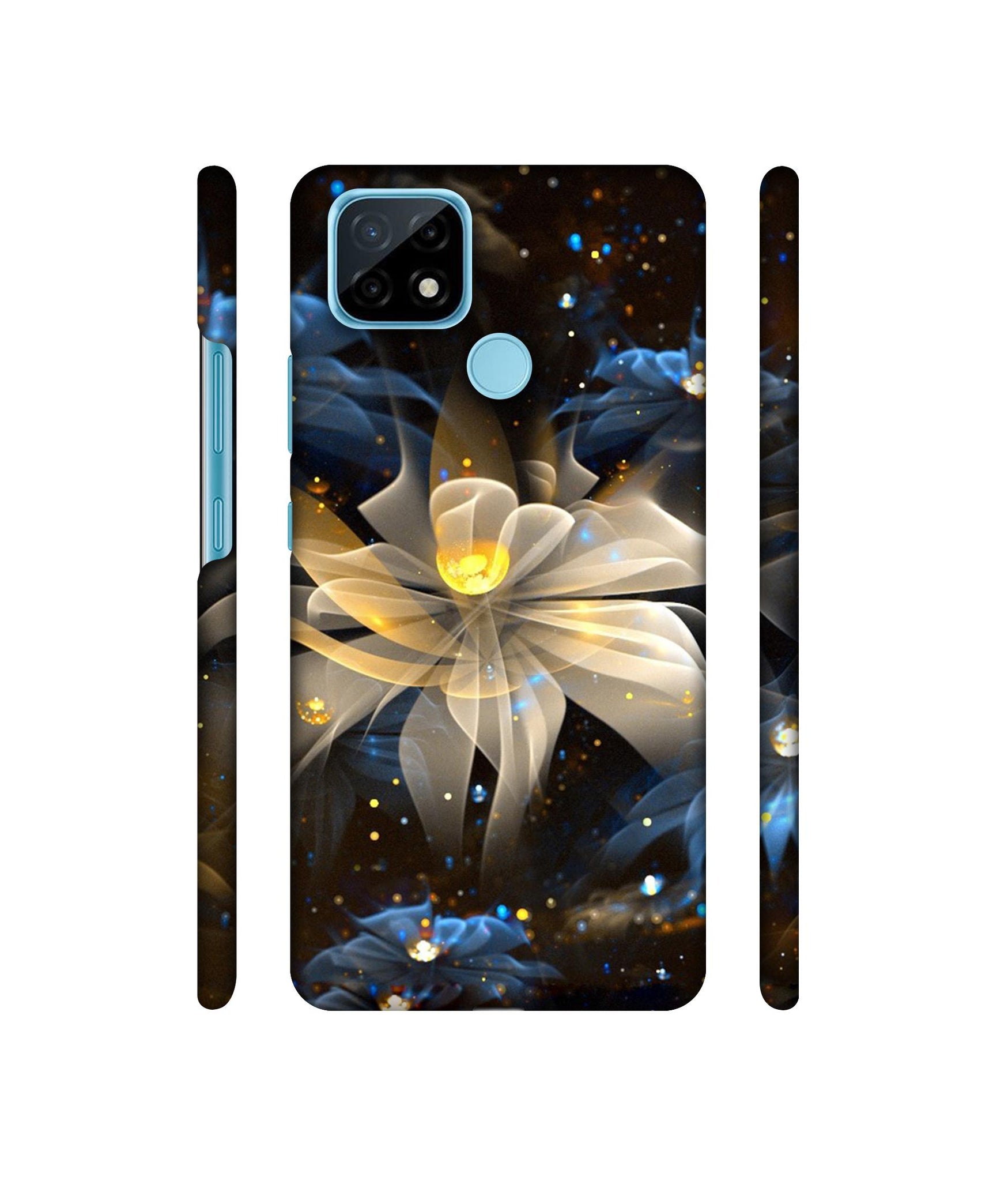 Art Flower Designer Hard Back Cover for Realme C21