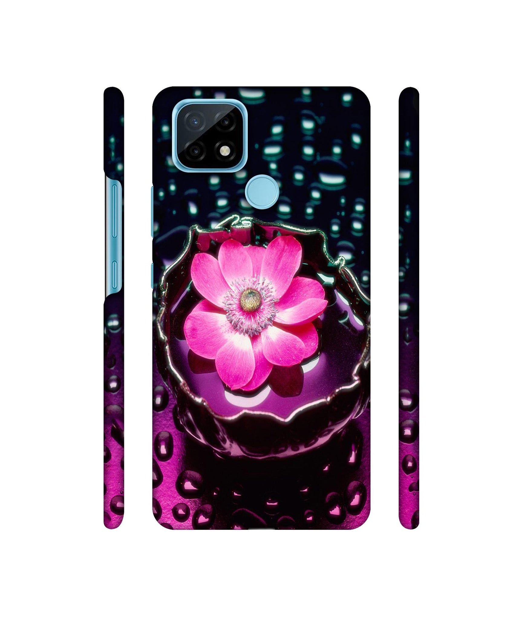 Flower in Water Designer Hard Back Cover for Realme C21