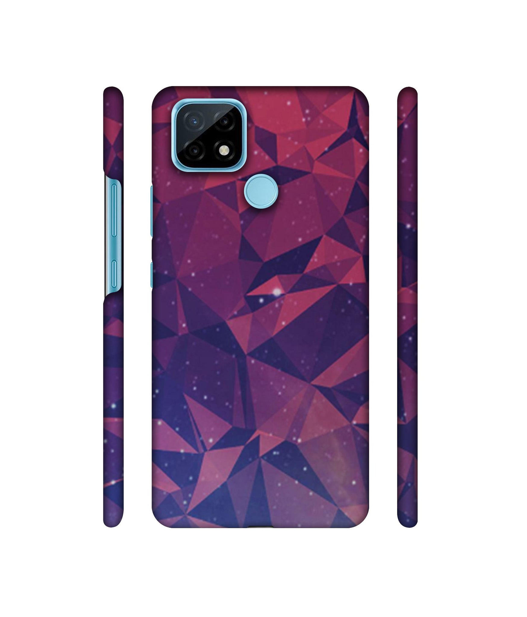 Bad Color Shape Designer Hard Back Cover for Realme C21