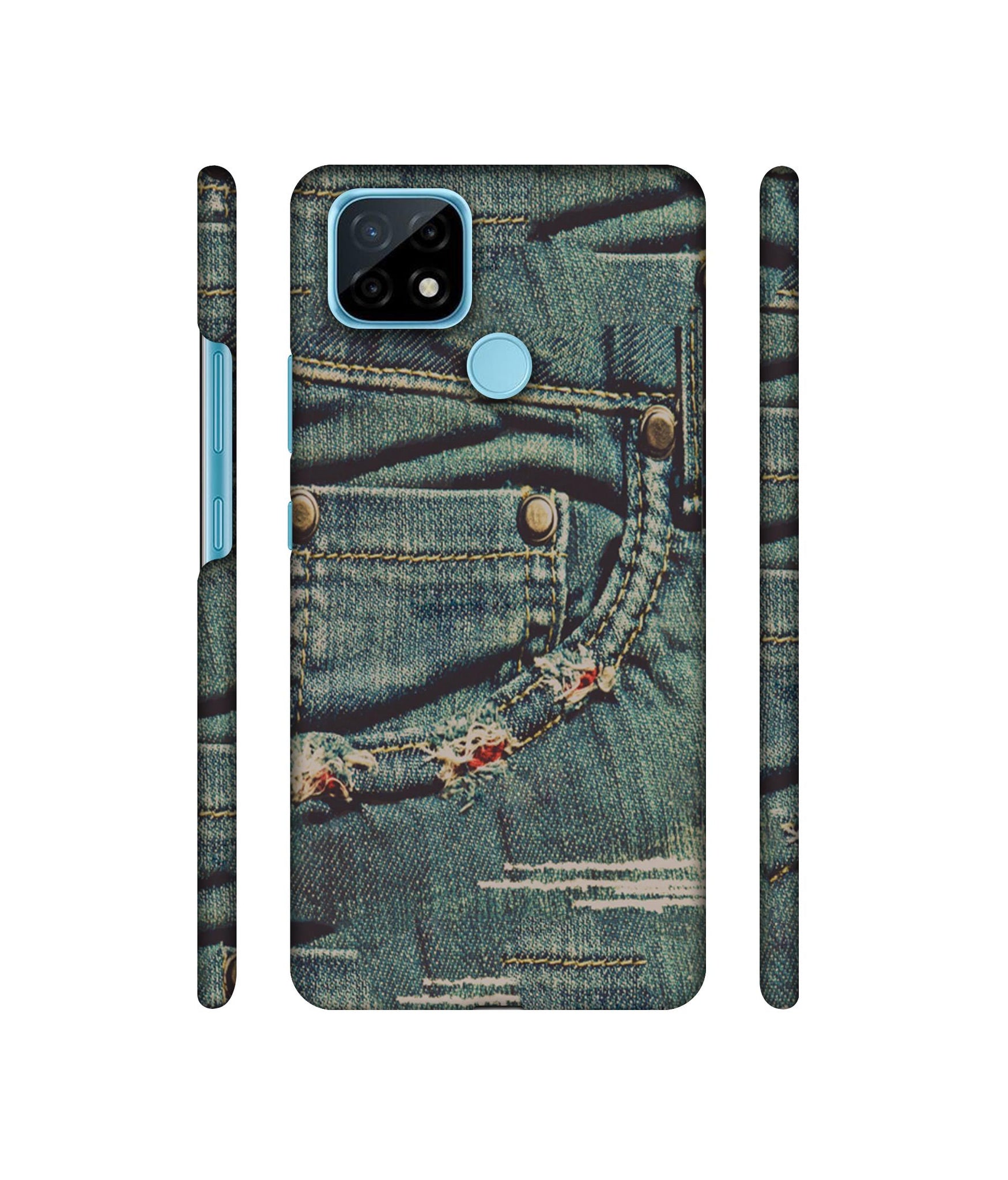 Jeans Designer Hard Back Cover for Realme C21