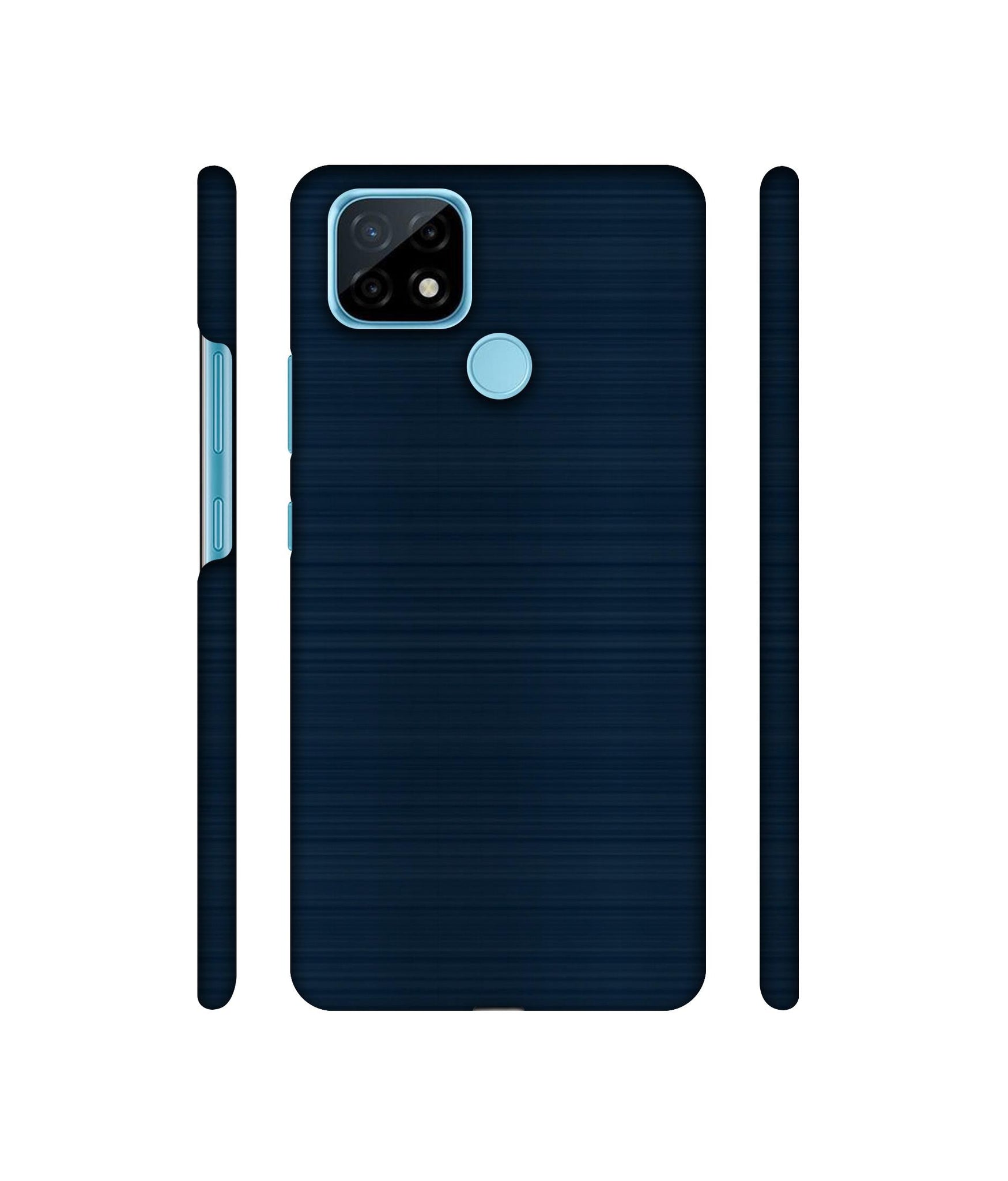 Blue Line Designer Hard Back Cover for Realme C21