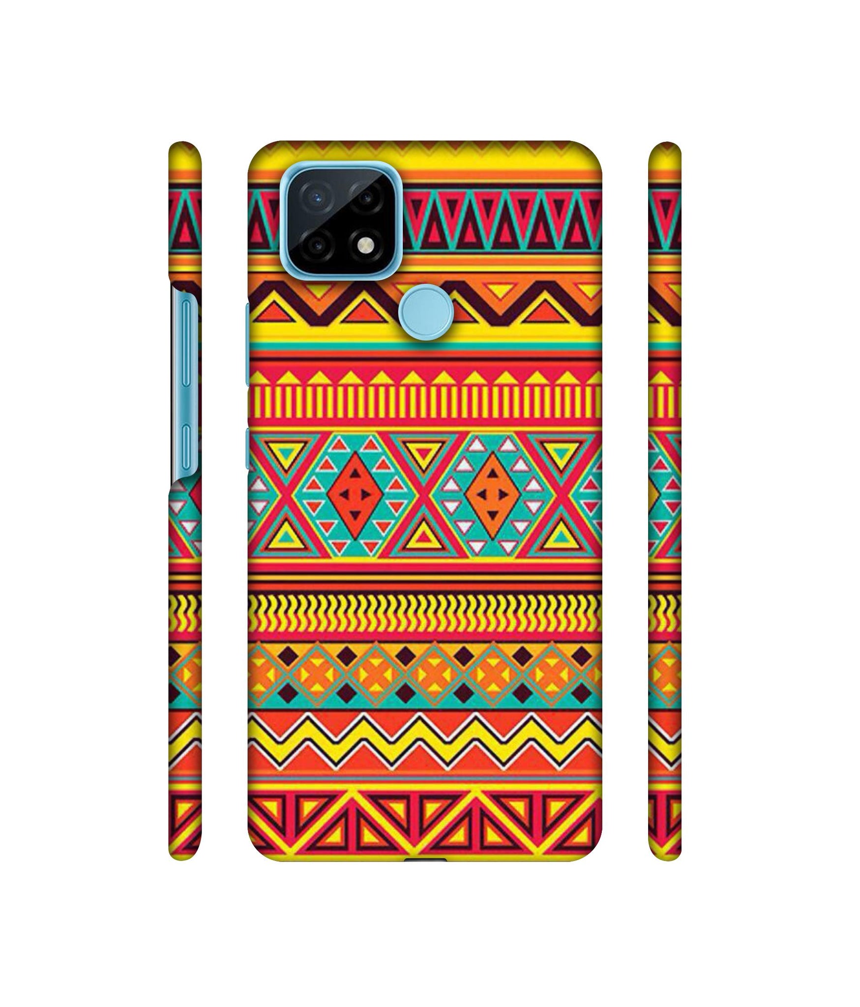 Artistic Rangoli Designer Hard Back Cover for Realme C21