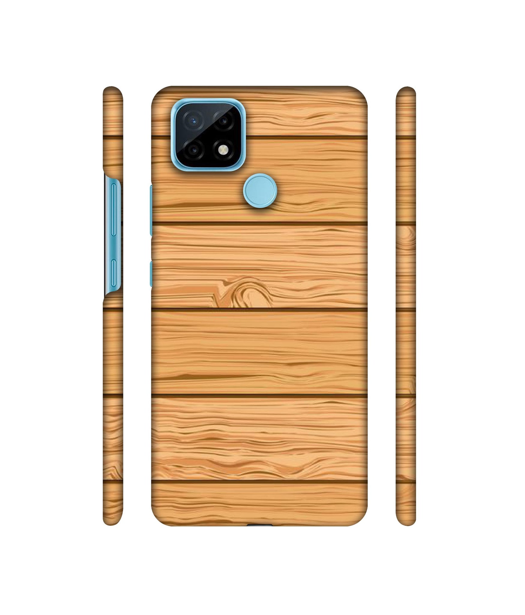 Wooden Texture Pattern Designer Hard Back Cover for Realme C21