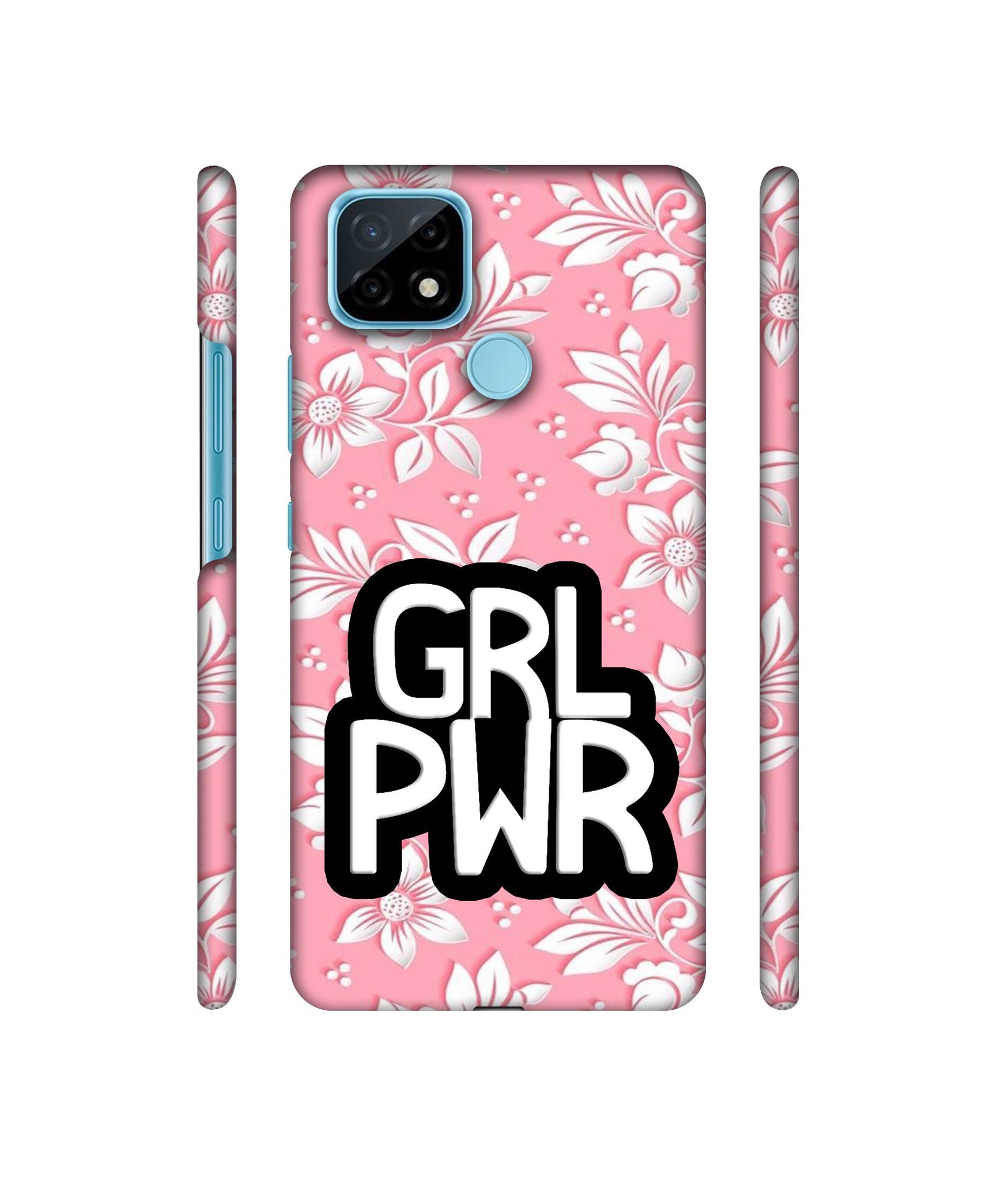 Girl Power Art Designer Hard Back Cover for Realme C21