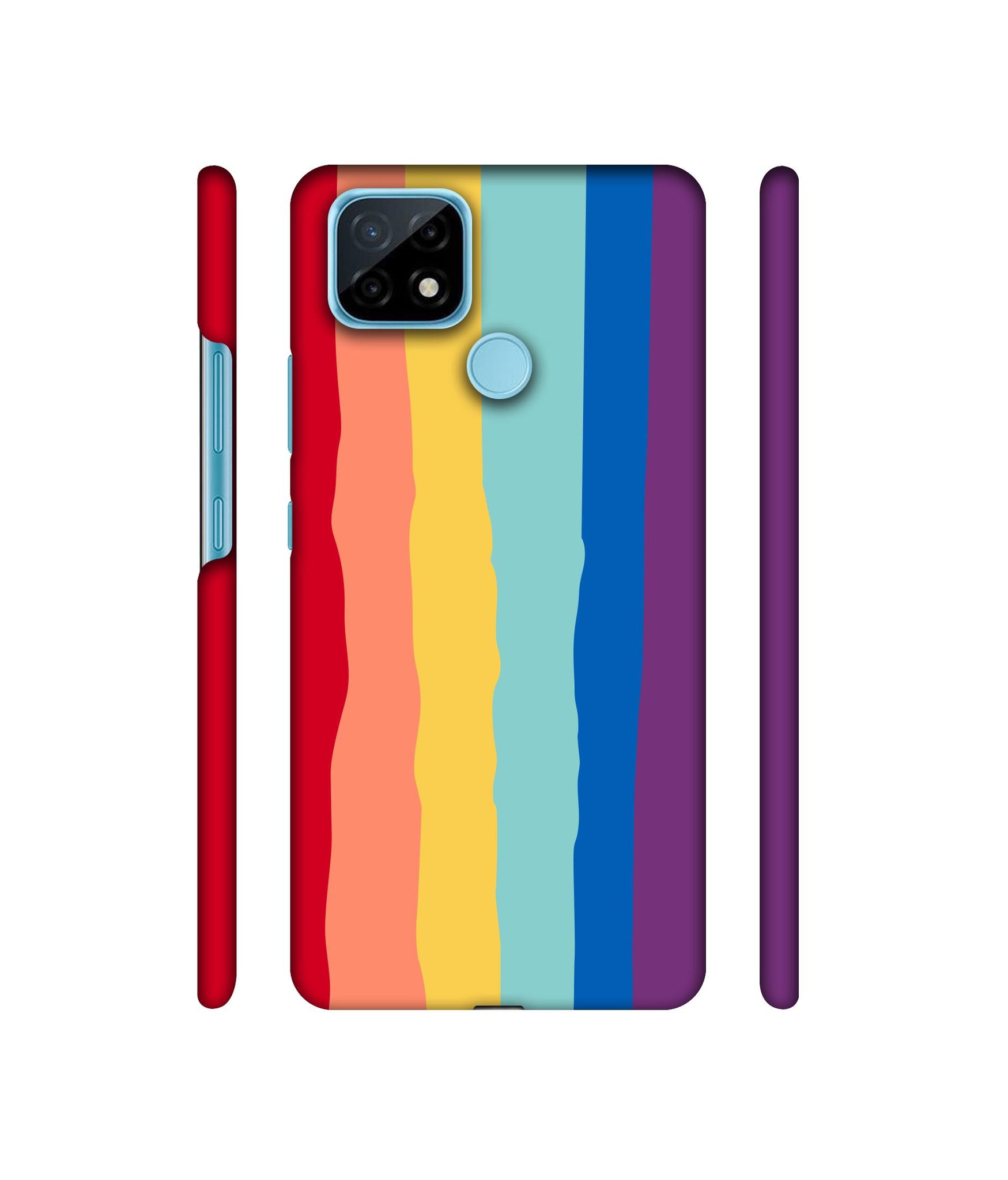 Rainbow1 Designer Hard Back Cover for Realme C21