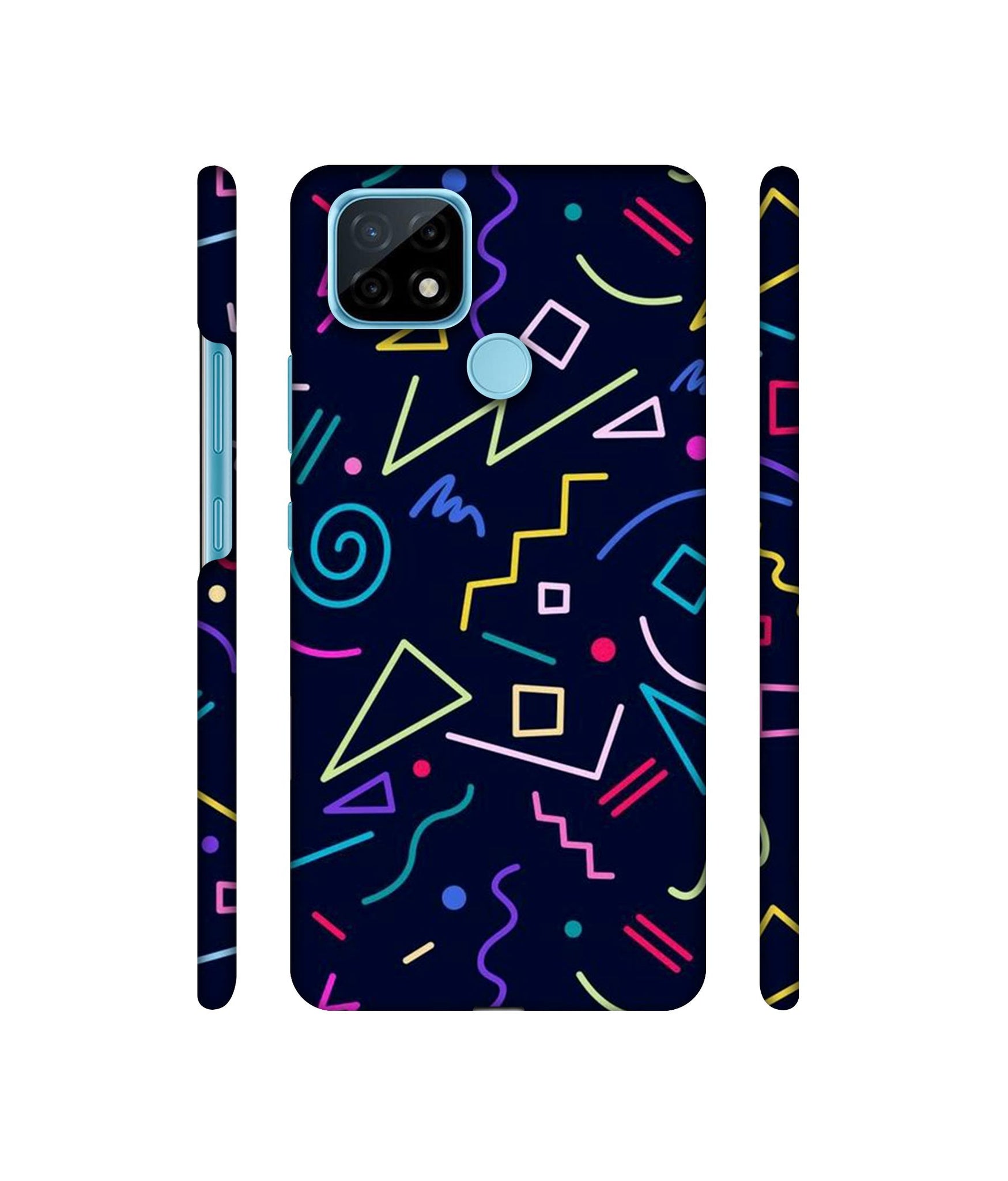 Sings Illustrator Designer Hard Back Cover for Realme C21