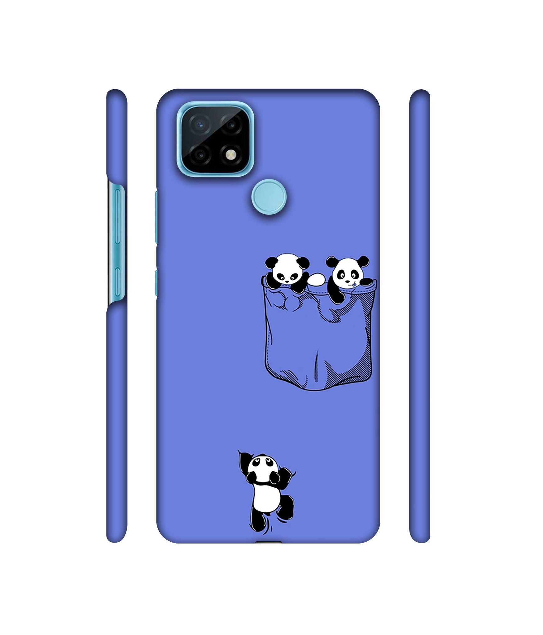 Poket Panda Designer Hard Back Cover for Realme C21