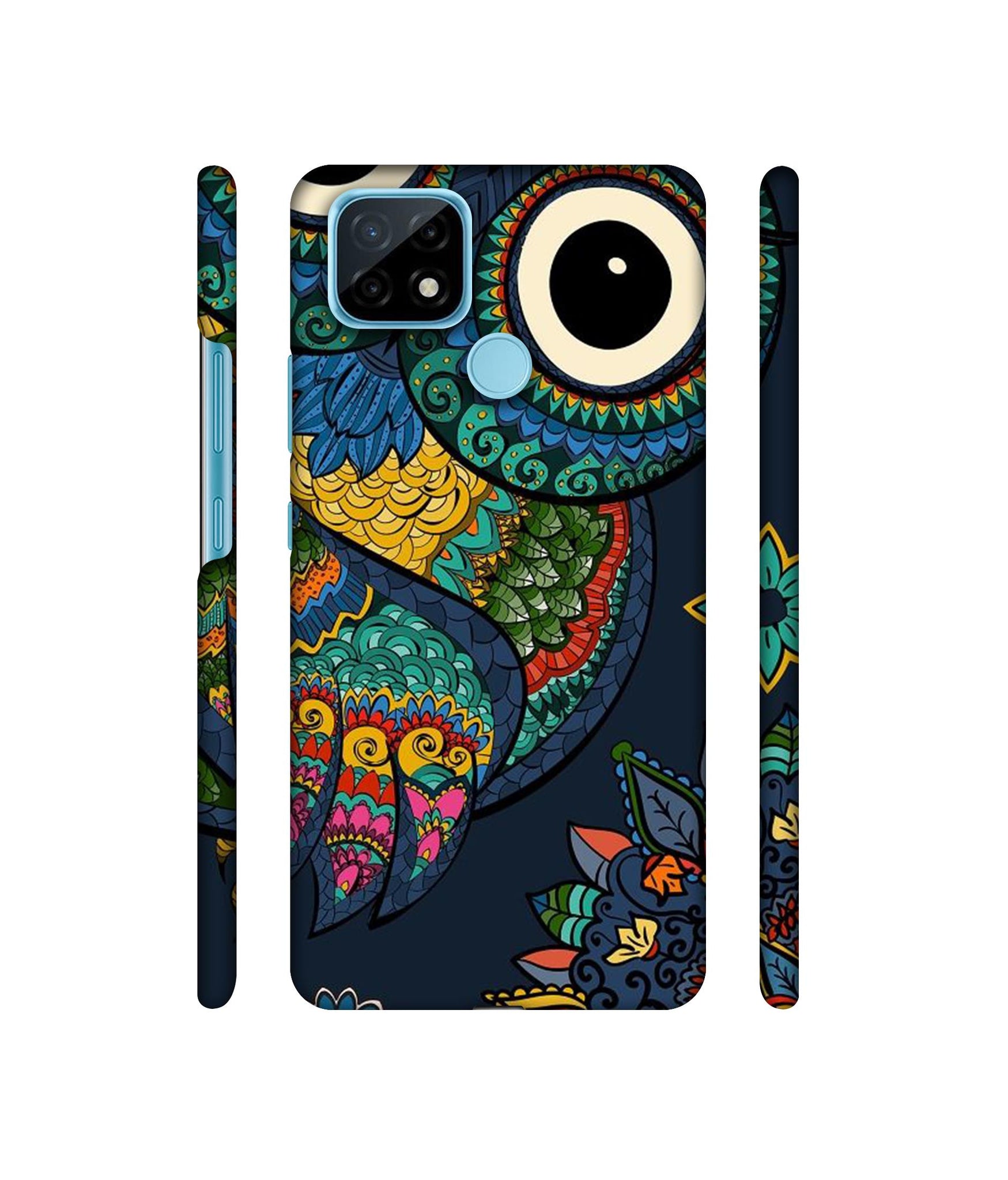 Owl Designer Hard Back Cover for Realme C21