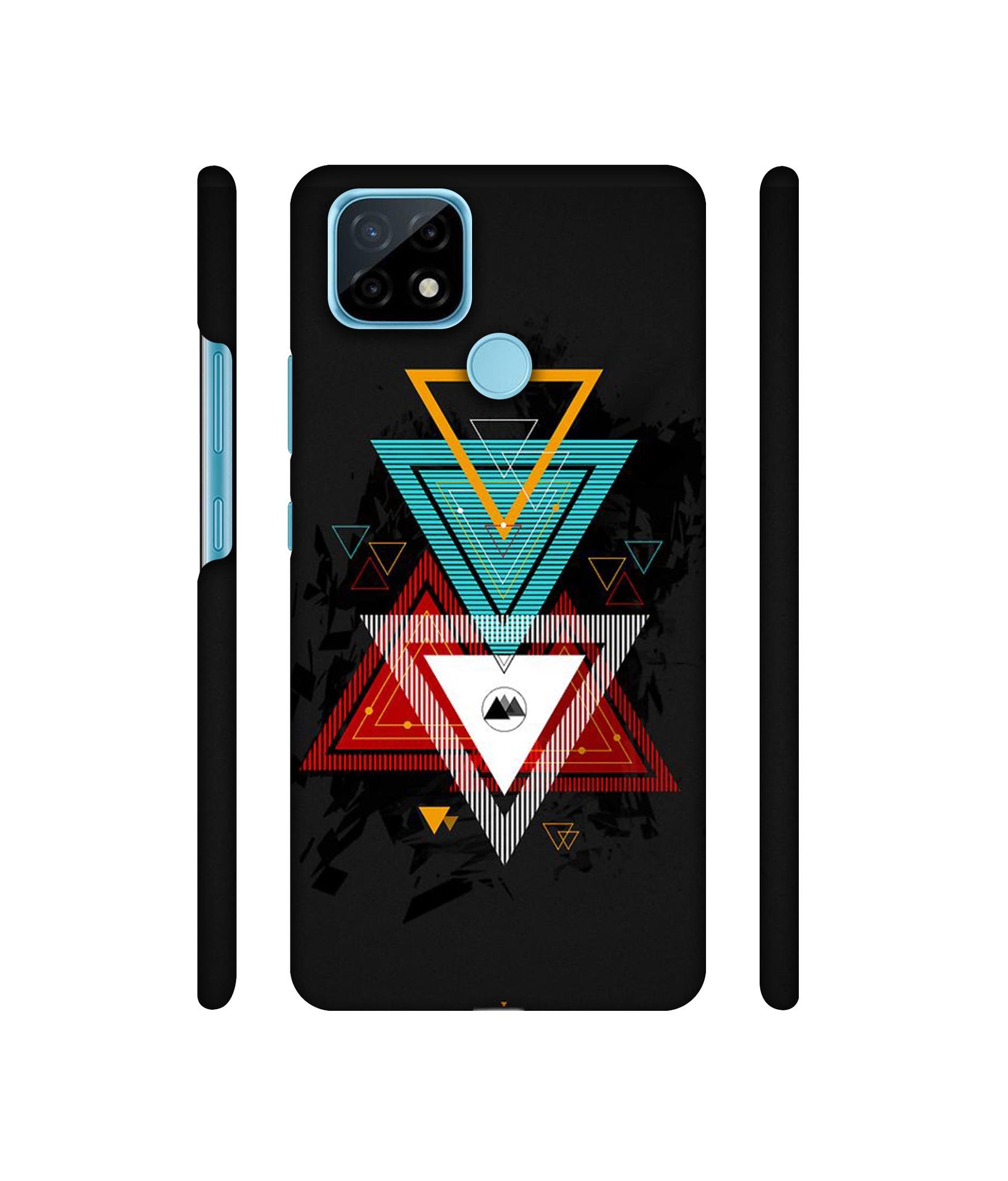 Illustrator Triangle Designer Hard Back Cover for Realme C21