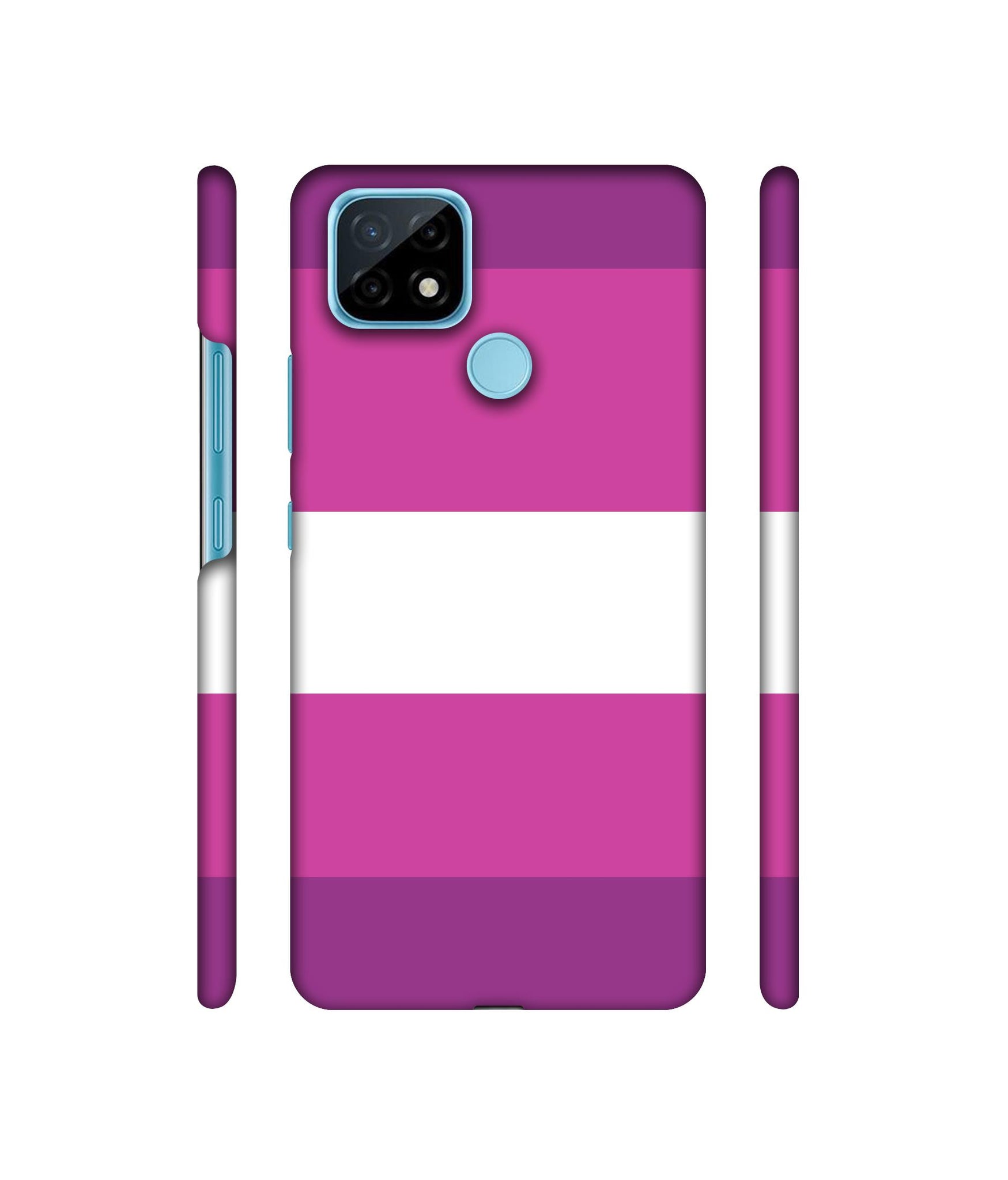 Purple Shade Straps Designer Hard Back Cover for Realme C21