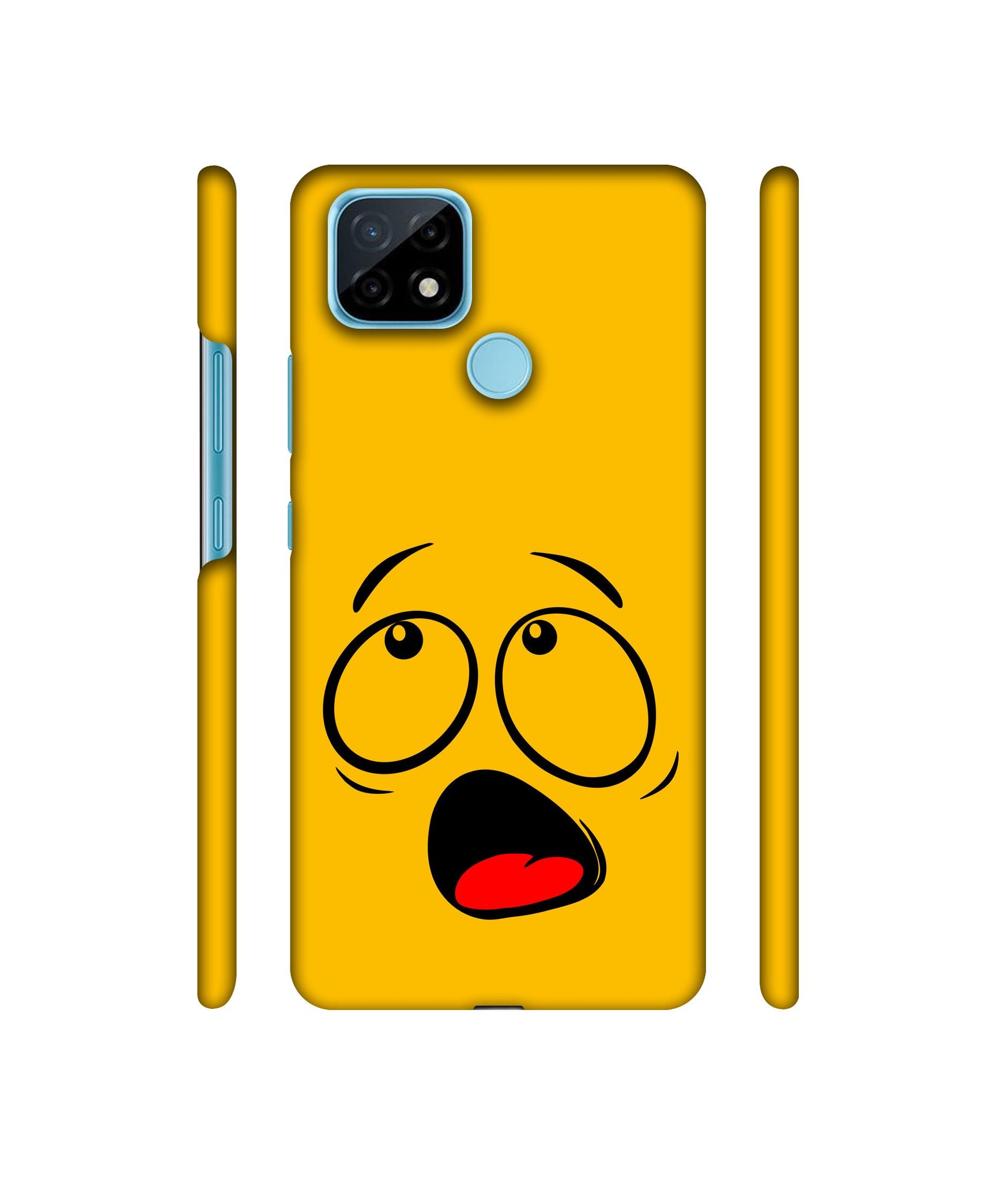 Scary Face Designer Hard Back Cover for Realme C21