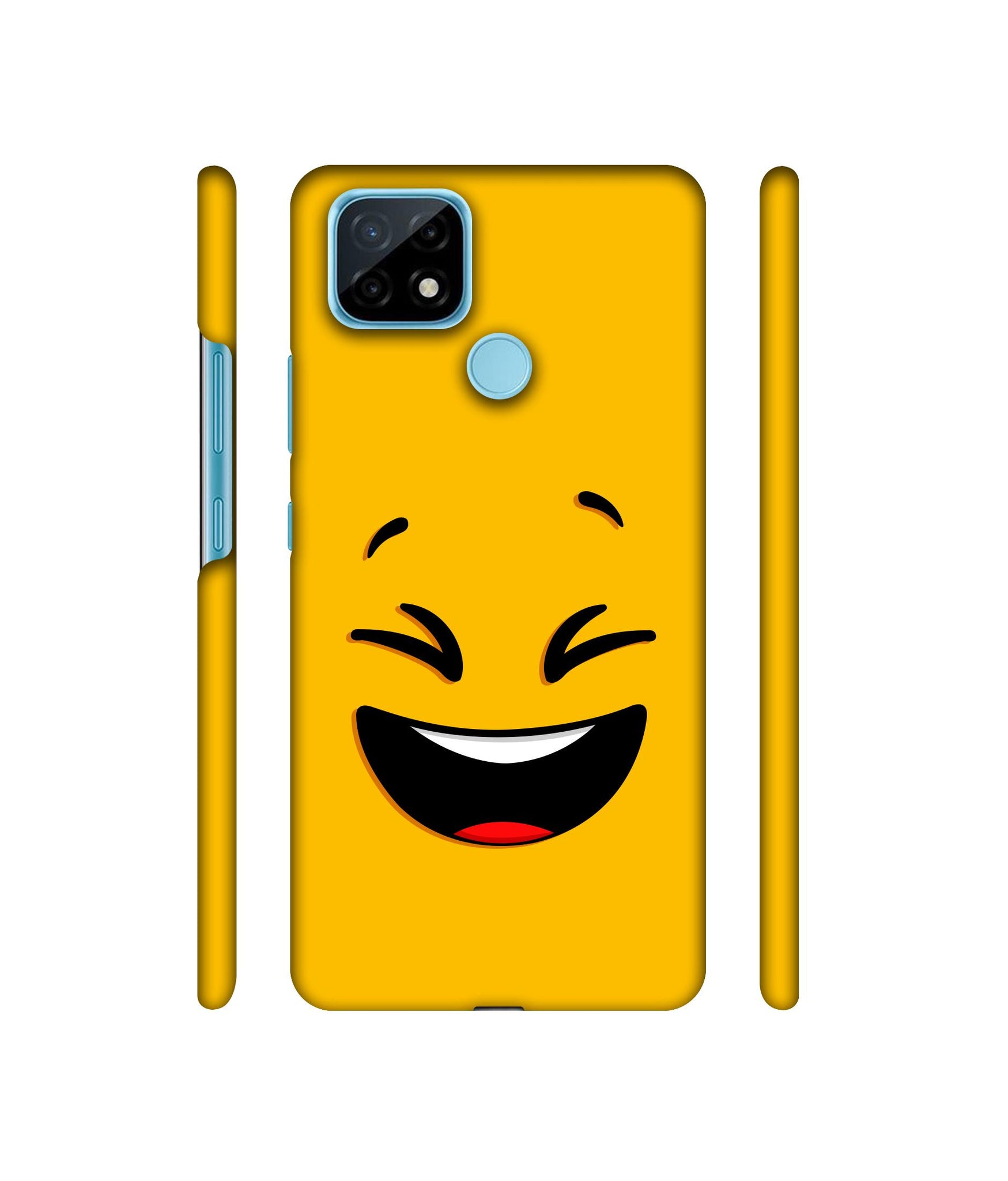 Smile Face Designer Hard Back Cover for Realme C21