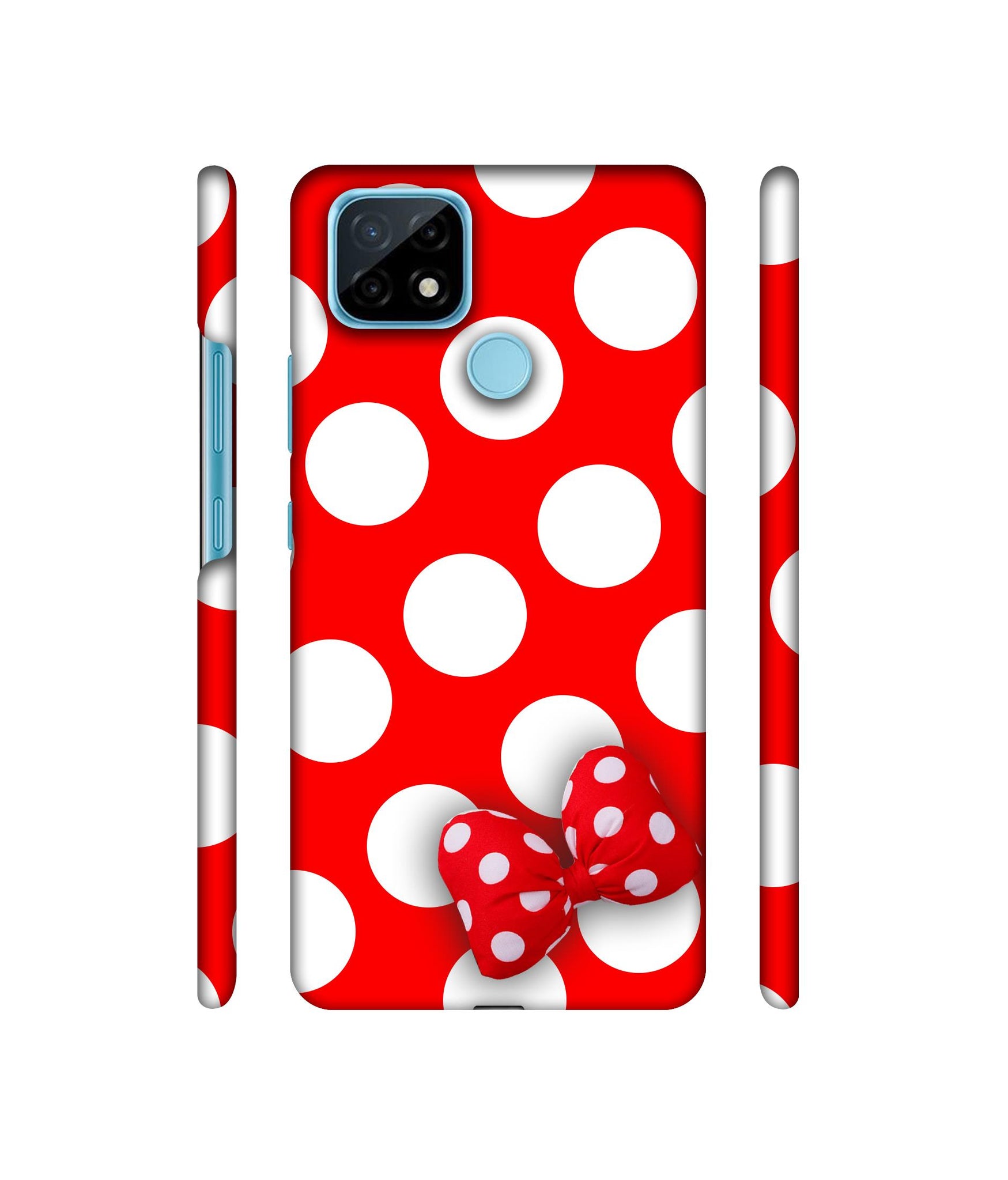 White Bubble Designer Hard Back Cover for Realme C21