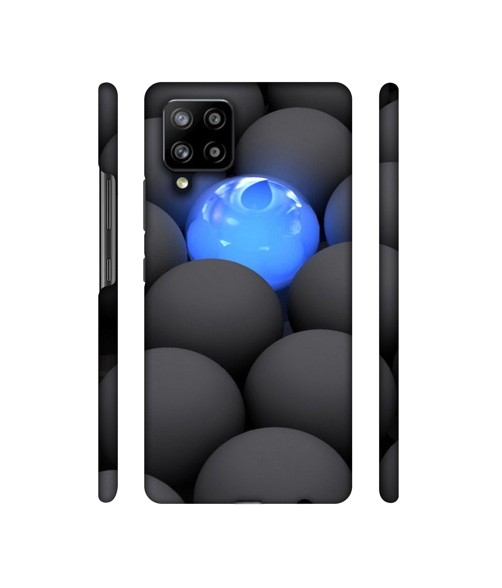 Balls Dark Neon Sight Surface Designer Hard Back Cover for Samsung Galaxy M42 5G / A42 5G