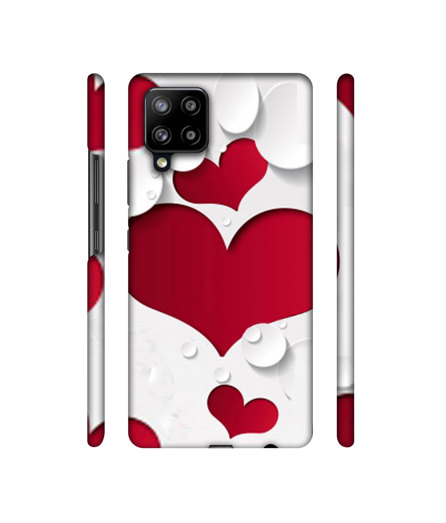 Multiple Hearts Designer Hard Back Cover for Samsung Galaxy M42 5G / A42 5G