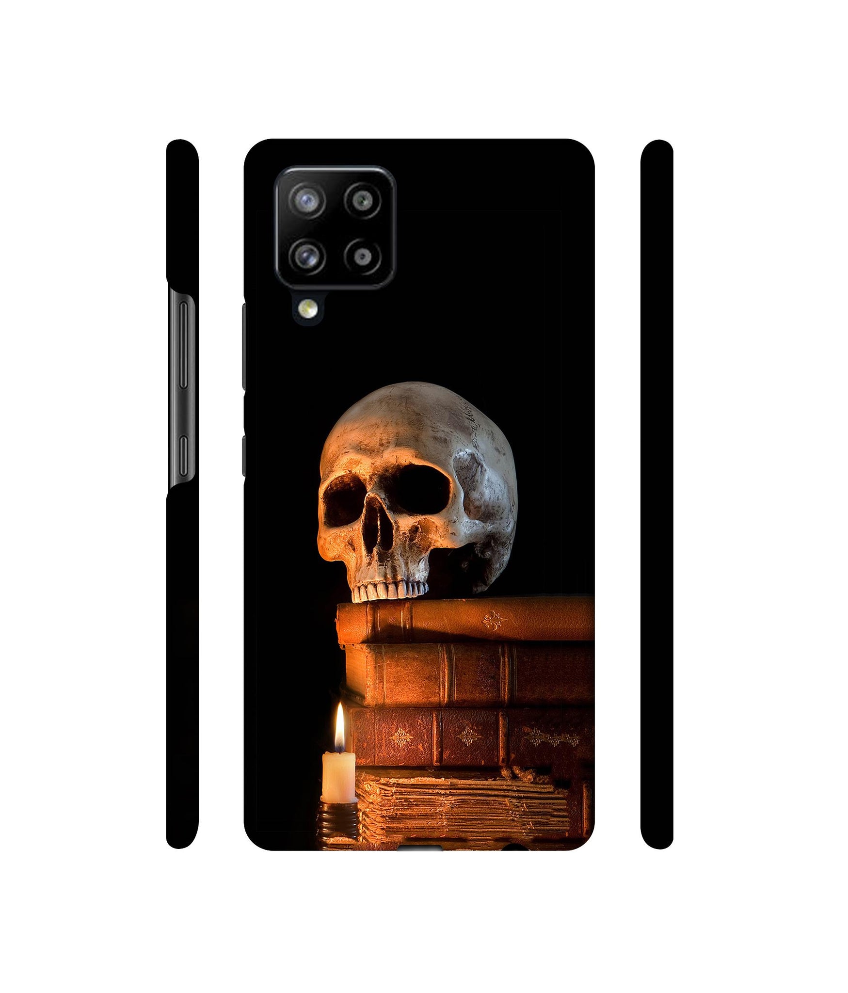 Skull Magic Candles Books Designer Hard Back Cover for Samsung Galaxy M42 5G / A42 5G