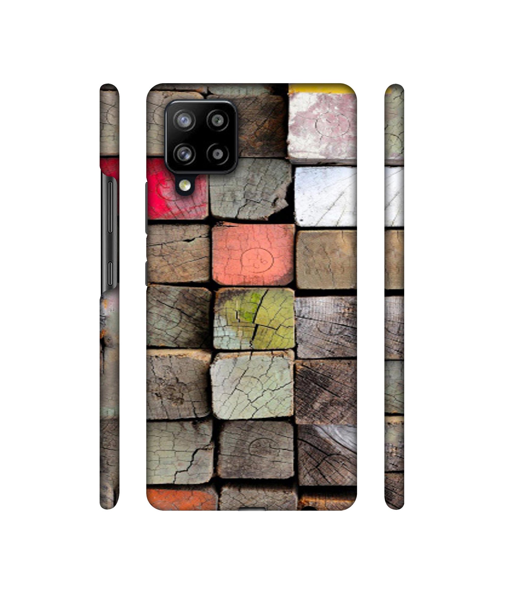 Wood Lumber Paint Designer Hard Back Cover for Samsung Galaxy M42 5G / A42 5G