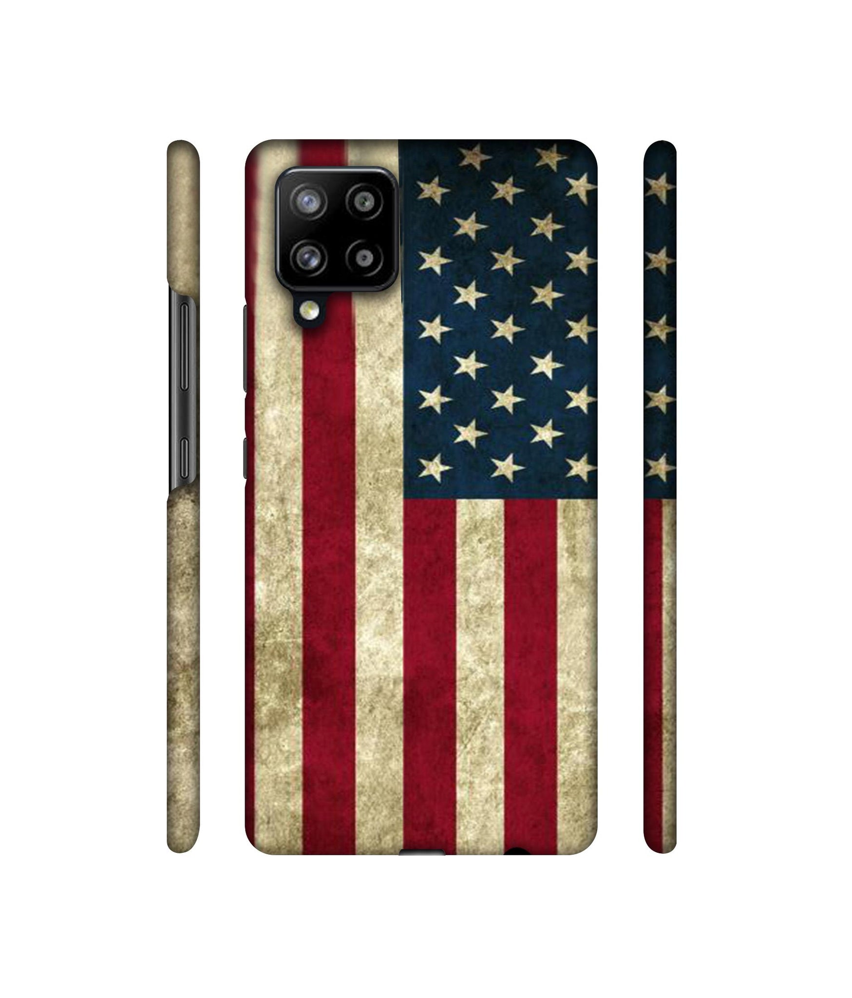 Vingate USA Flag Designer Hard Back Cover for Samsung Galaxy M42 5G / A42 5G