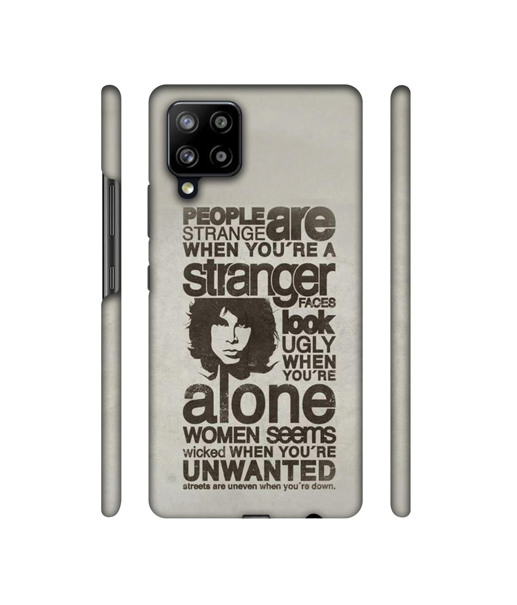 Quotes Pattern Designer Hard Back Cover for Samsung Galaxy M42 5G / A42 5G