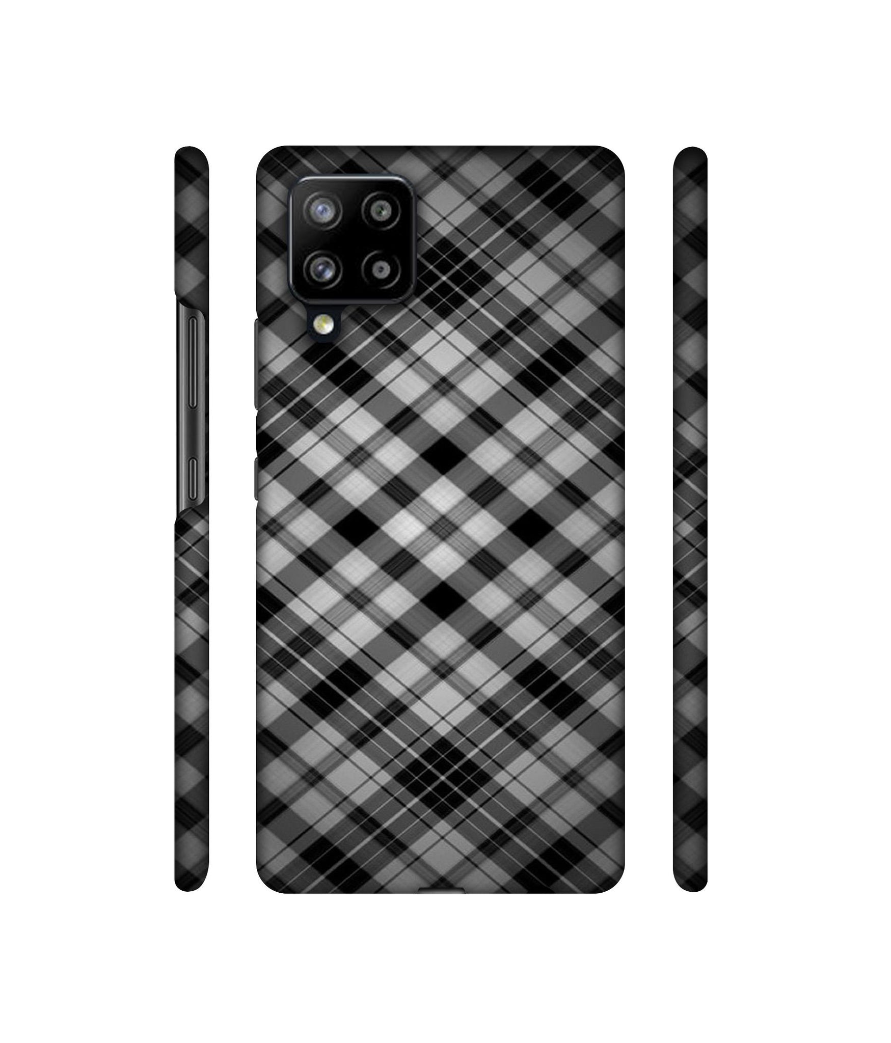 Black Stripes Pattern Designer Hard Back Cover for Samsung Galaxy M42 5G / A42 5G