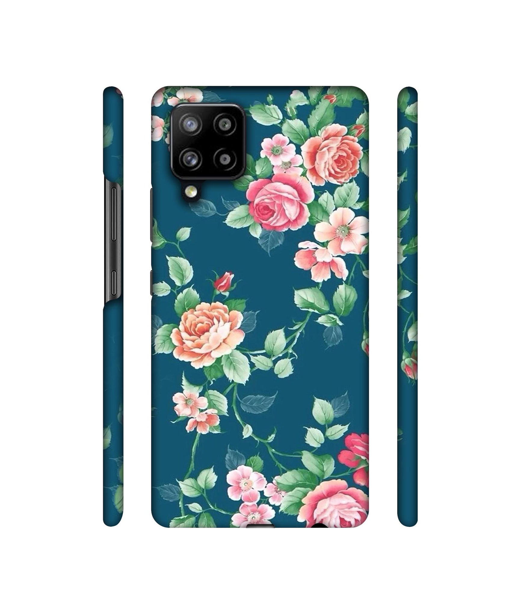 Vintage Floral Designer Hard Back Cover for Samsung Galaxy M42 5G / A42 5G