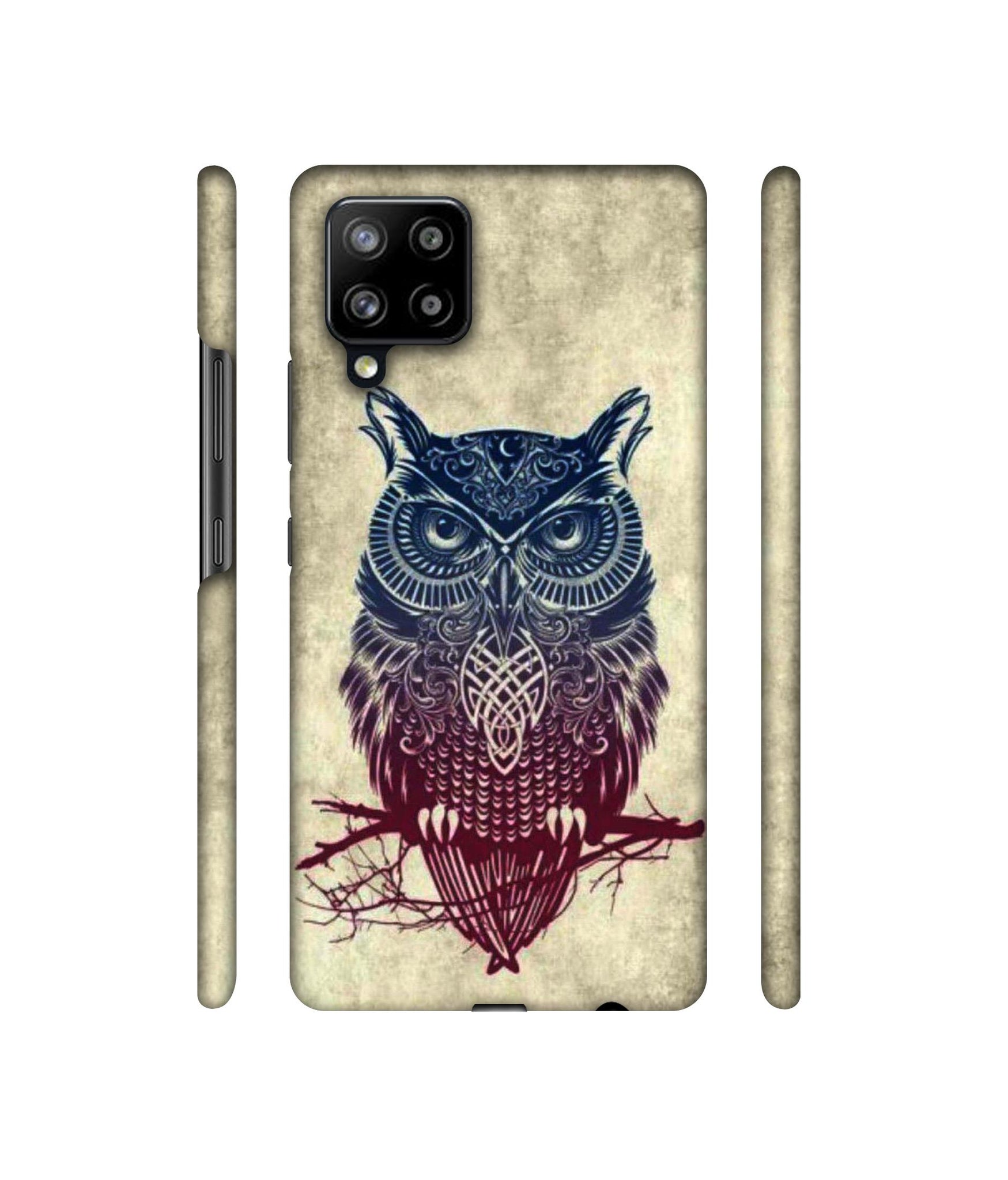 Owl Pattern Designer Hard Back Cover for Samsung Galaxy M42 5G / A42 5G