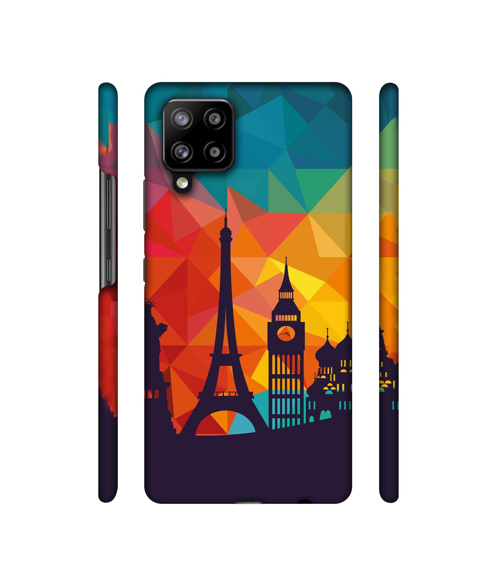 Colored Paris Designer Hard Back Cover for Samsung Galaxy M42 5G / A42 5G