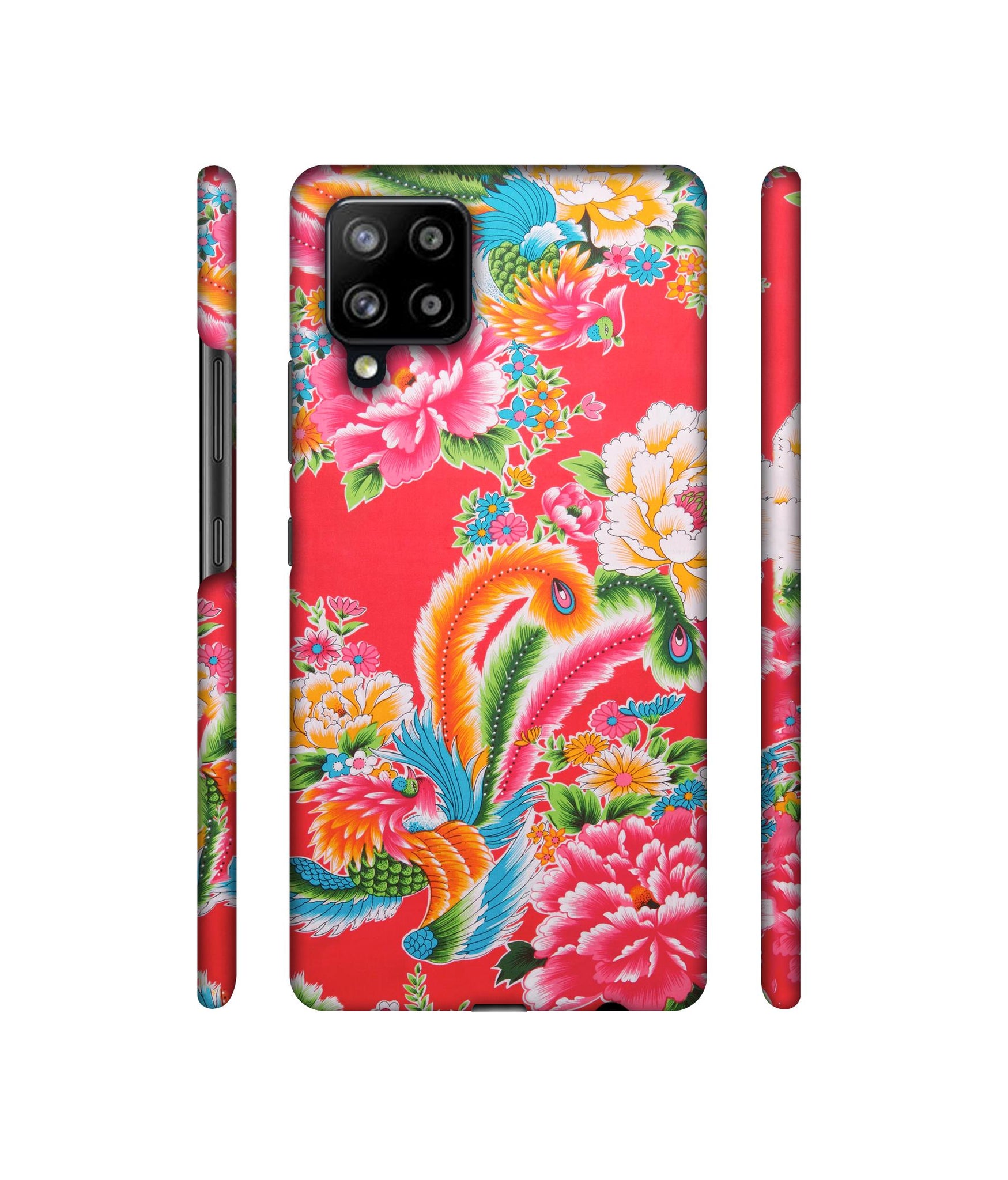 Cute Floral Pattern Print Designer Hard Back Cover for Samsung Galaxy M42 5G / A42 5G