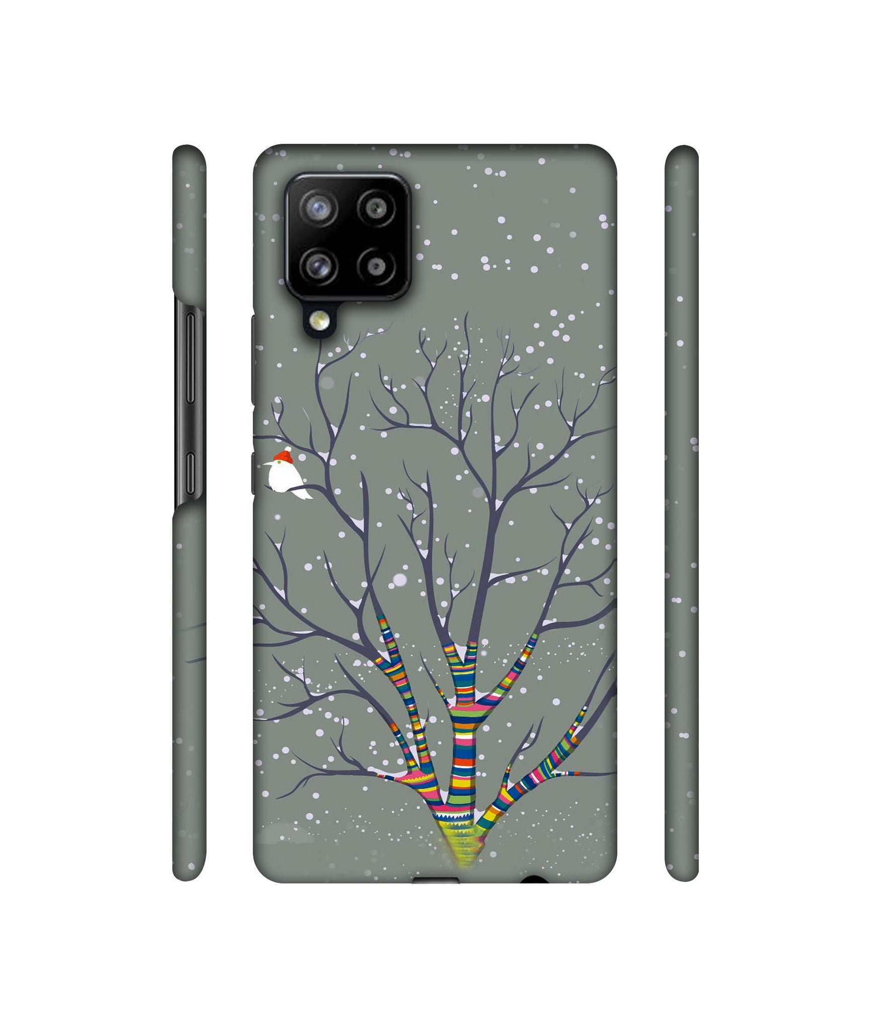 Winter Pattern Print Designer Hard Back Cover for Samsung Galaxy M42 5G / A42 5G