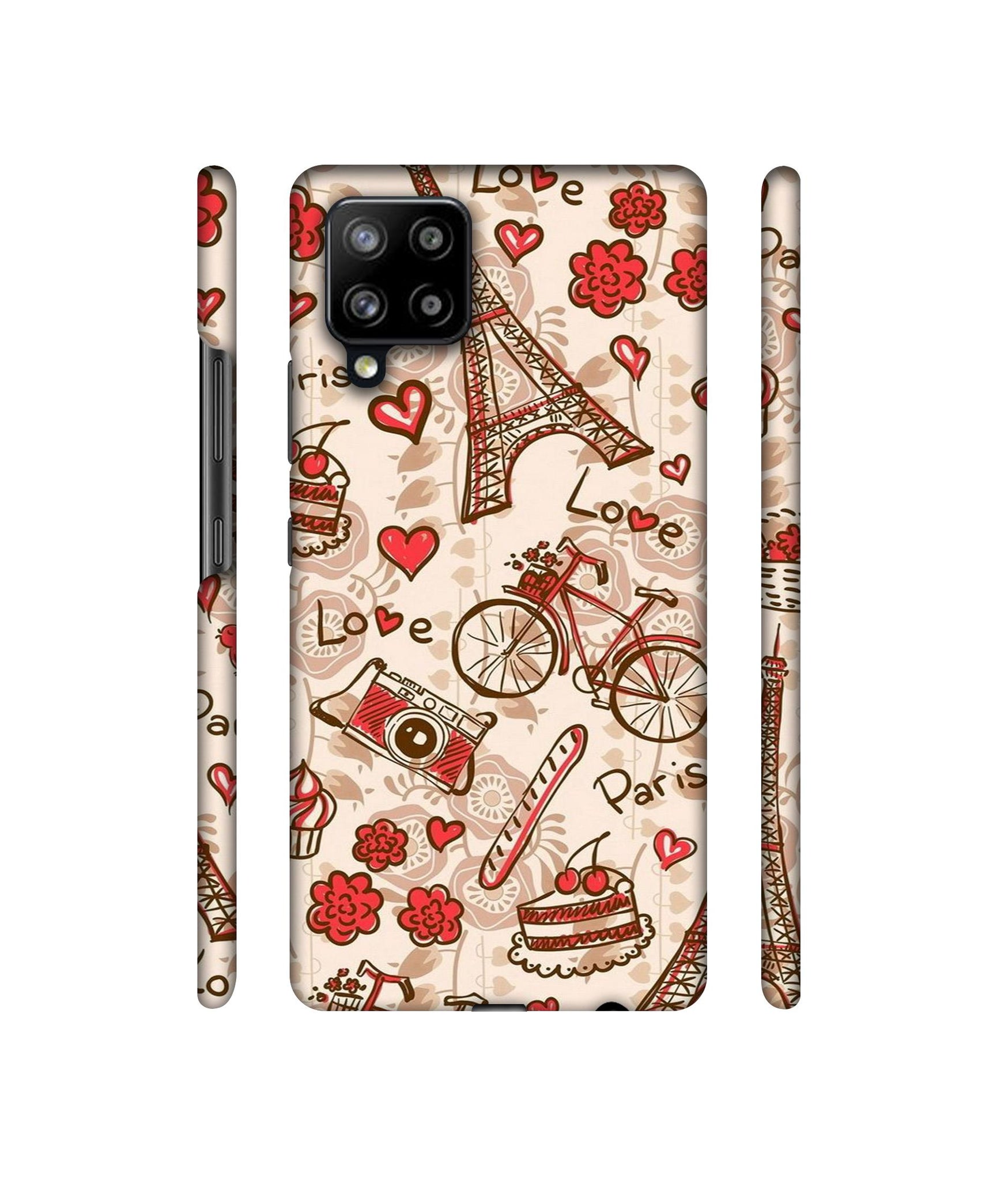 Vintage Paris Designer Hard Back Cover for Samsung Galaxy M42 5G / A42 5G