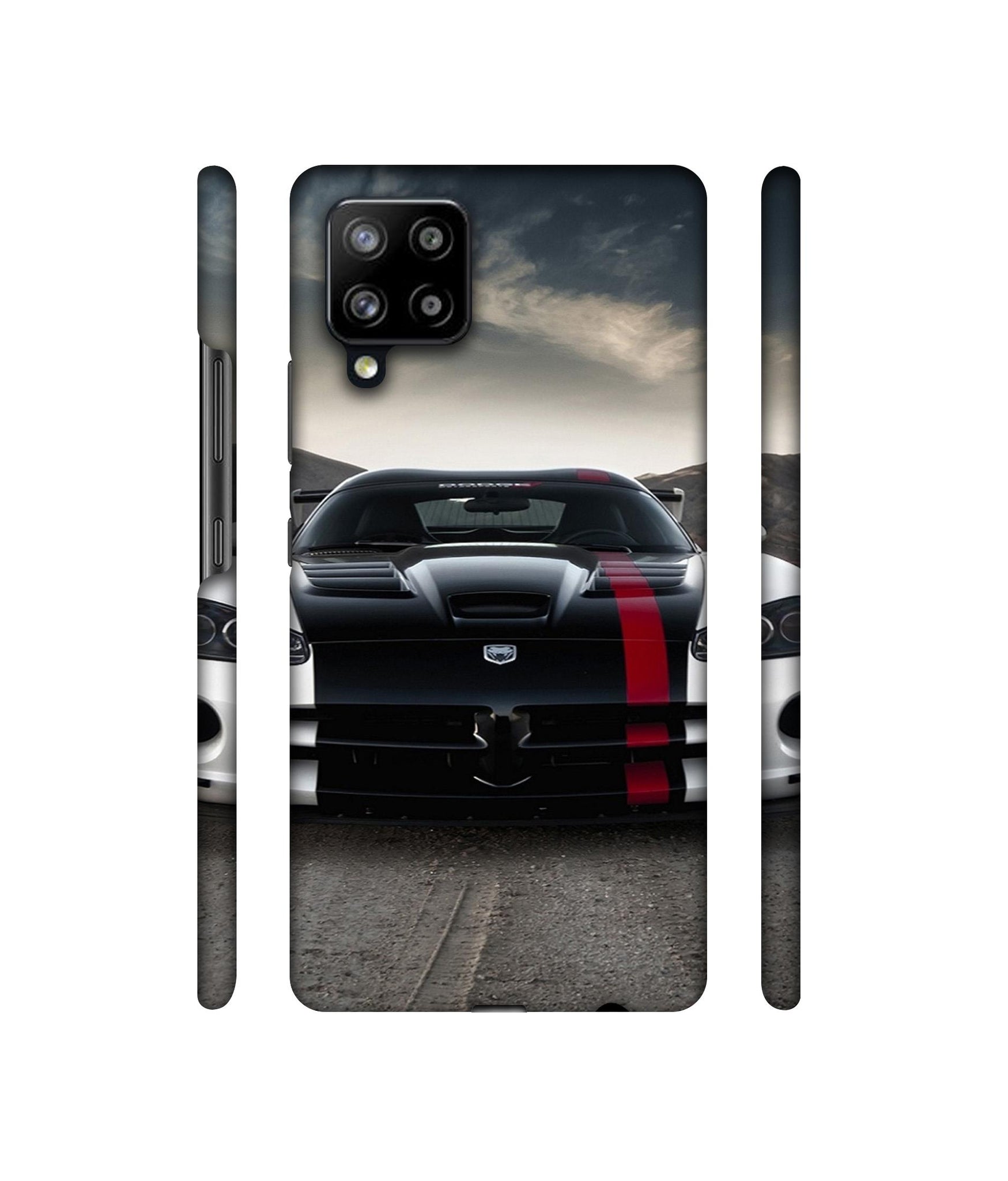 Sports Car Pattern Designer Hard Back Cover for Samsung Galaxy M42 5G / A42 5G