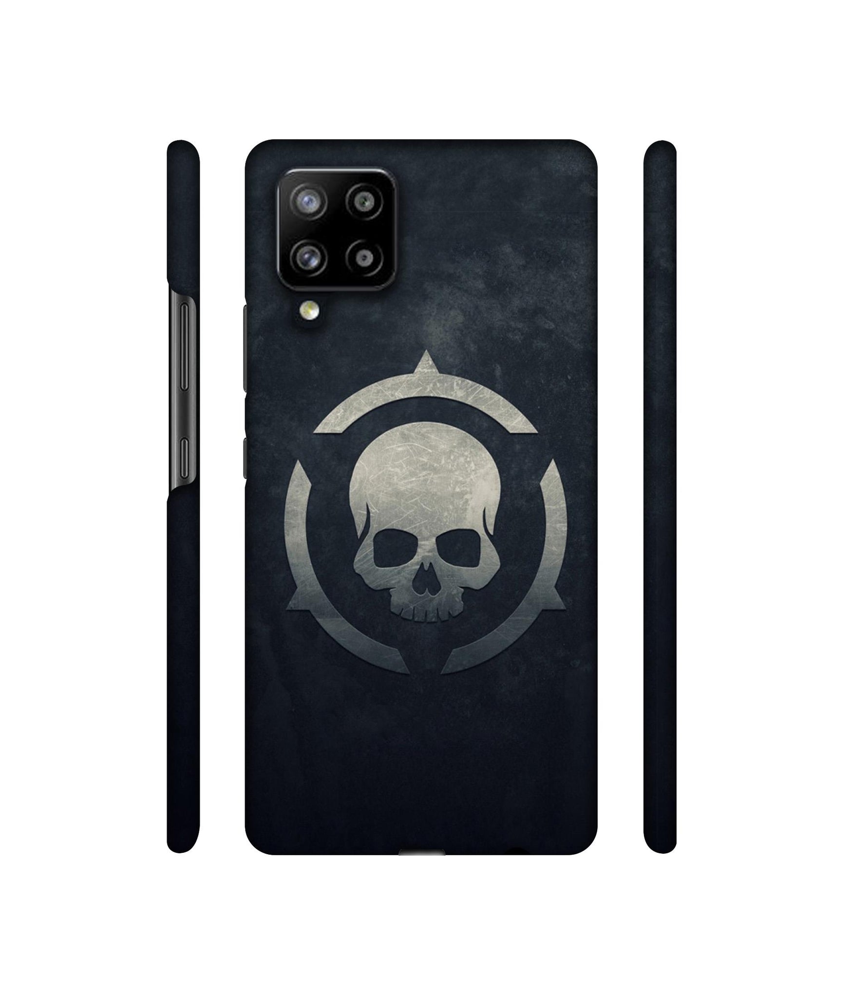 Skull Pattern Print Designer Hard Back Cover for Samsung Galaxy M42 5G / A42 5G