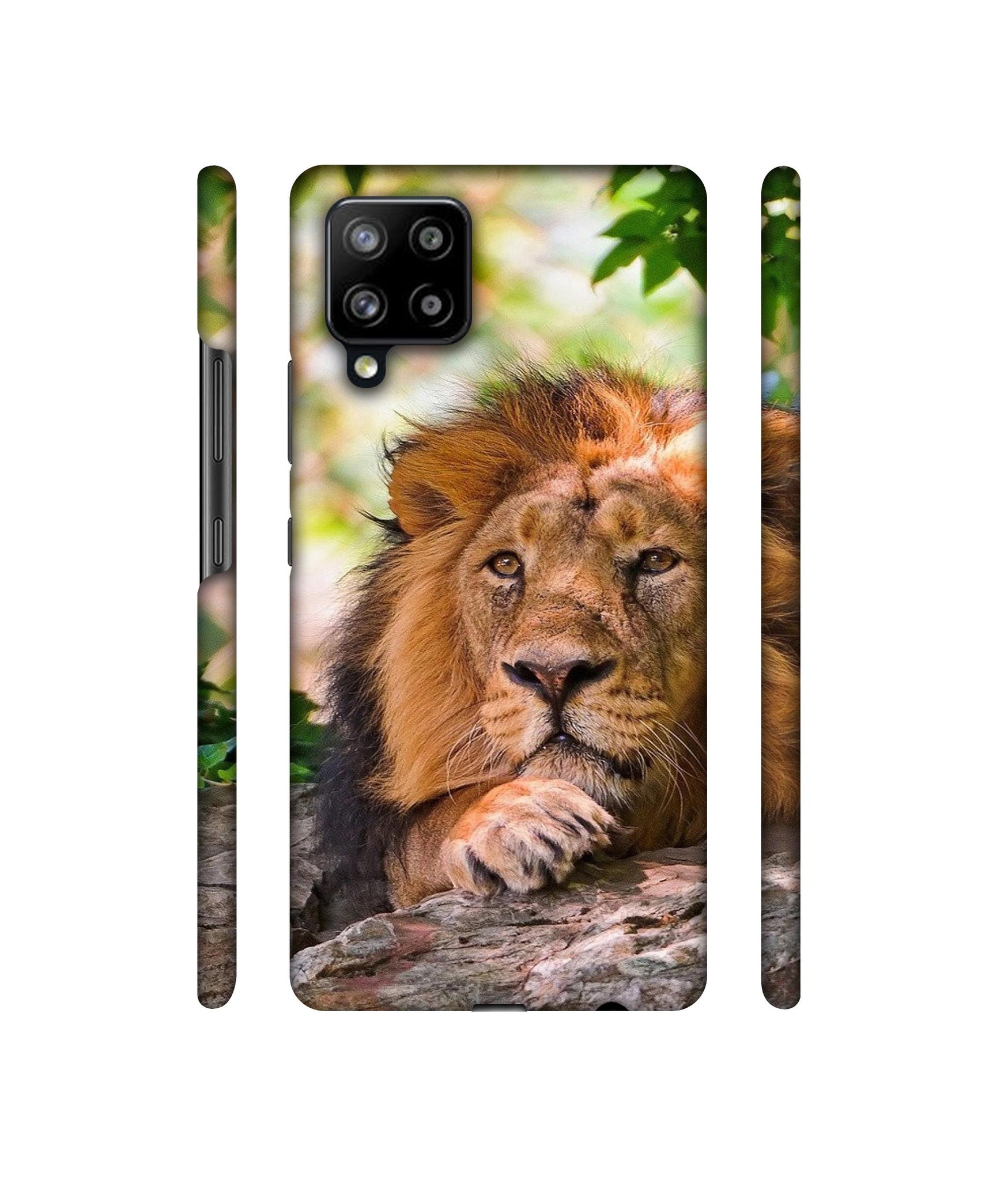 Tiger Pattern Print Designer Hard Back Cover for Samsung Galaxy M42 5G / A42 5G