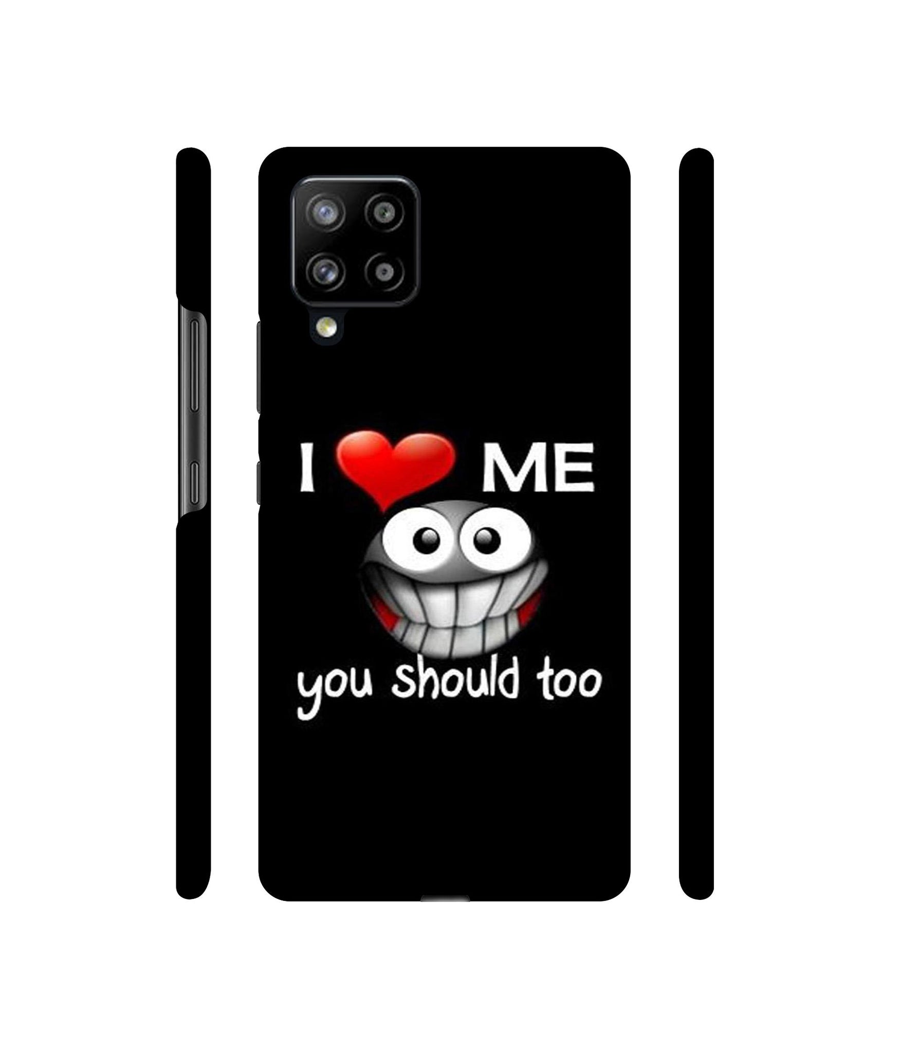 I Love Me Quotes Designer Hard Back Cover for Samsung Galaxy M42 5G / A42 5G