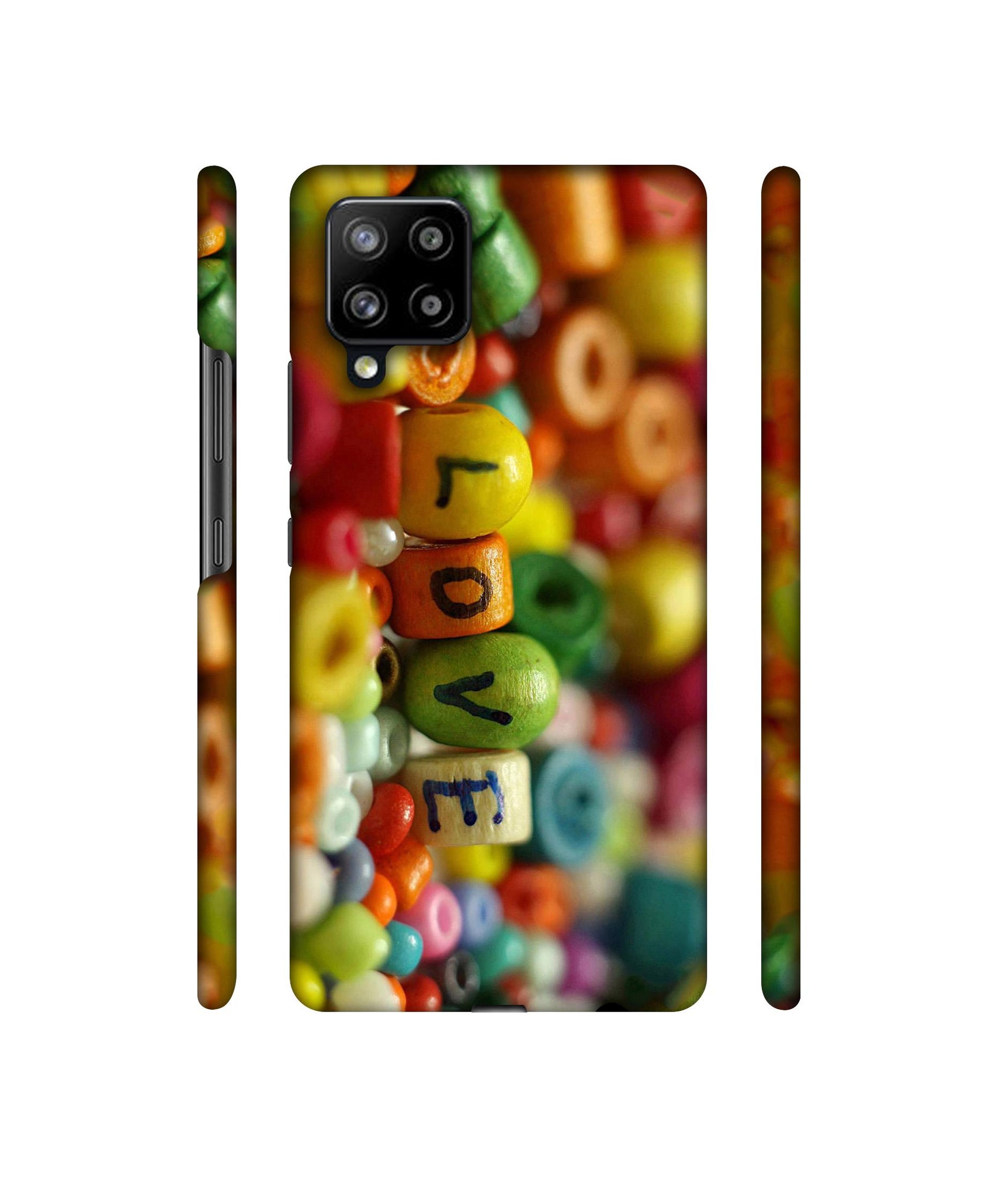 Colorful Love Designer Hard Back Cover for Samsung Galaxy M42 5G / A42 5G