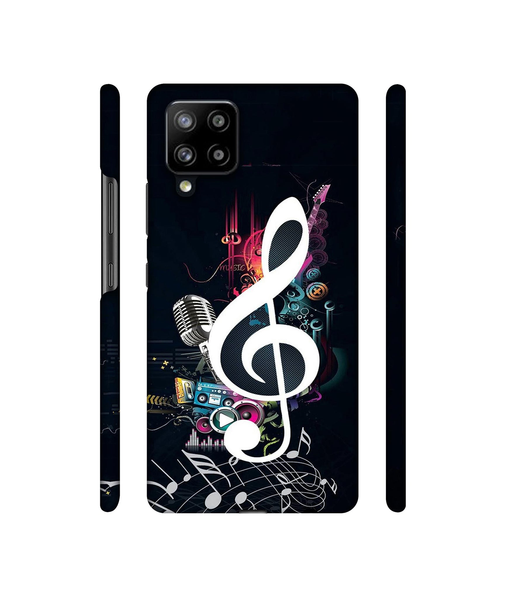 Mike and Music Designer Hard Back Cover for Samsung Galaxy M42 5G / A42 5G