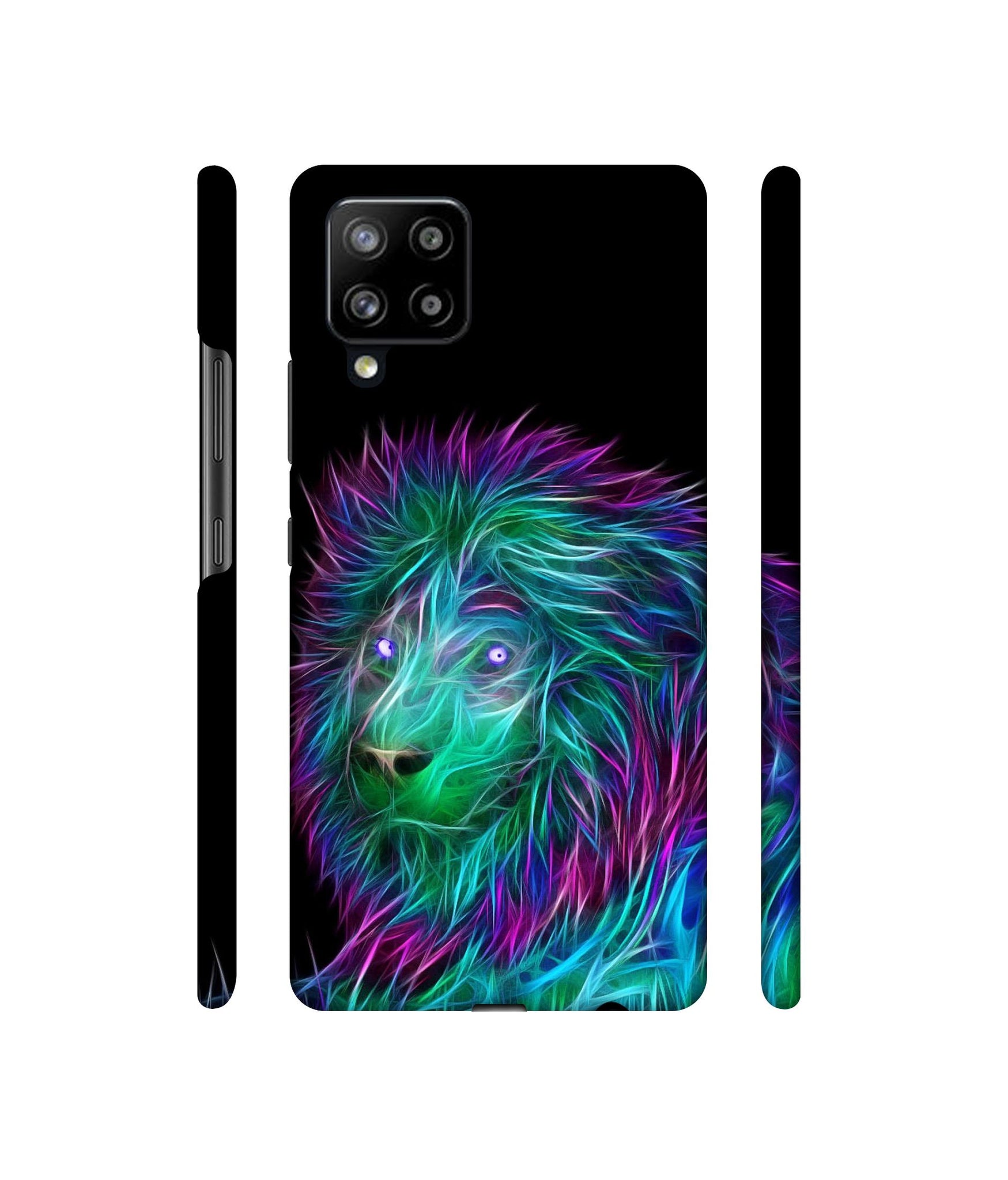 3D Lion Designer Hard Back Cover for Samsung Galaxy M42 5G / A42 5G