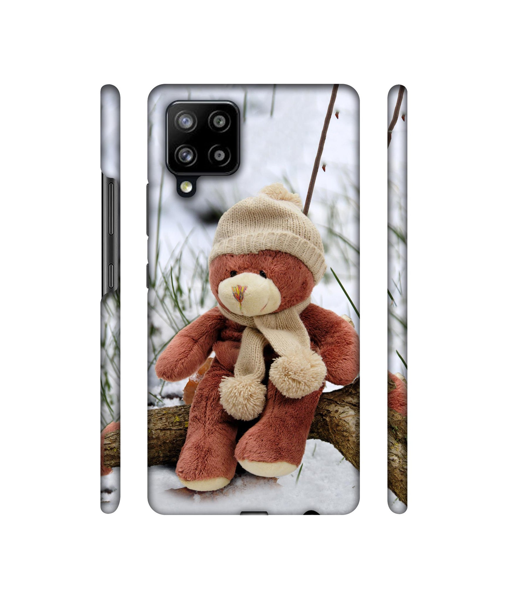 Woolen Bear Designer Hard Back Cover for Samsung Galaxy M42 5G / A42 5G