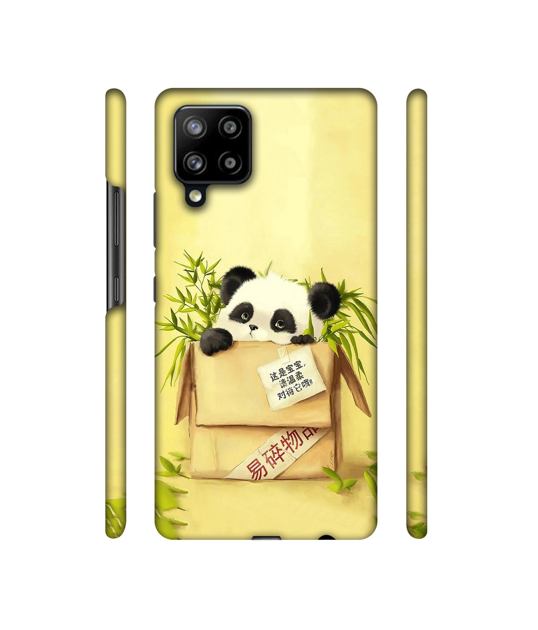 Panda In Box Designer Hard Back Cover for Samsung Galaxy M42 5G / A42 5G