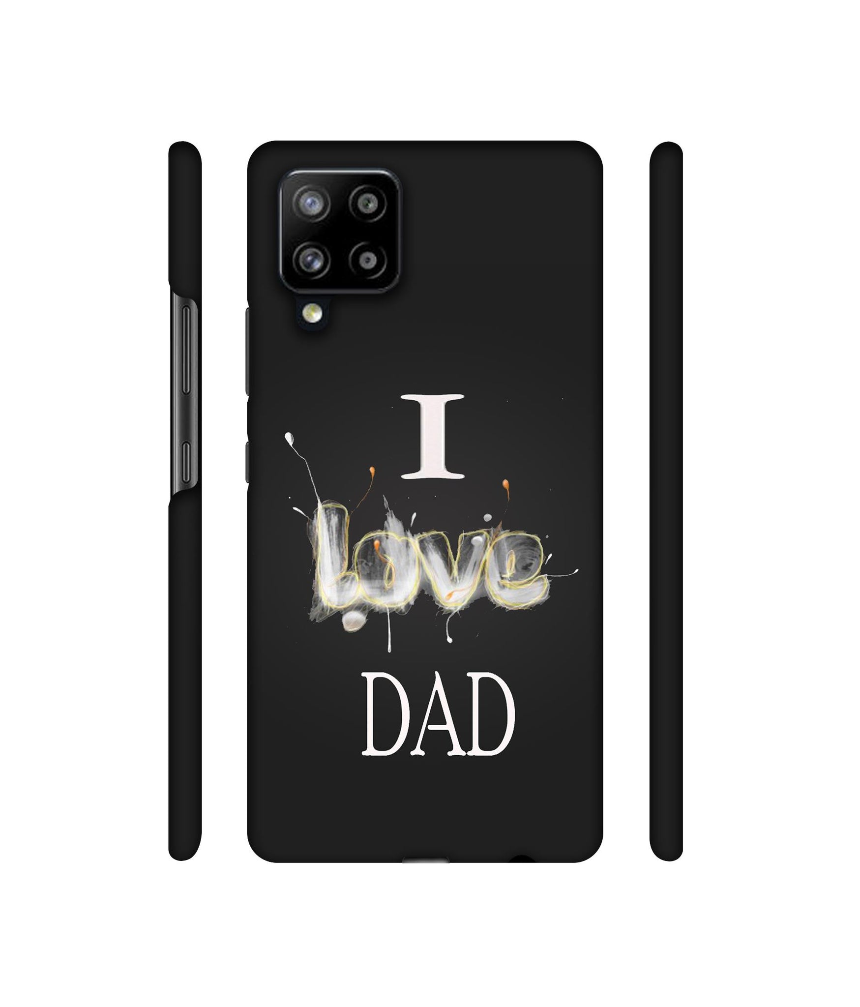 Happy Quote Designer Hard Back Cover for Samsung Galaxy M42 5G / A42 5G
