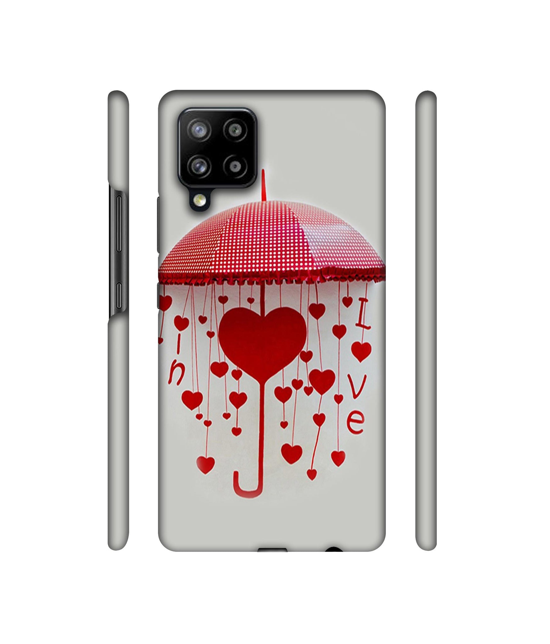 Love Heart Designer Hard Back Cover for Samsung Galaxy M42 5G / A42 5G