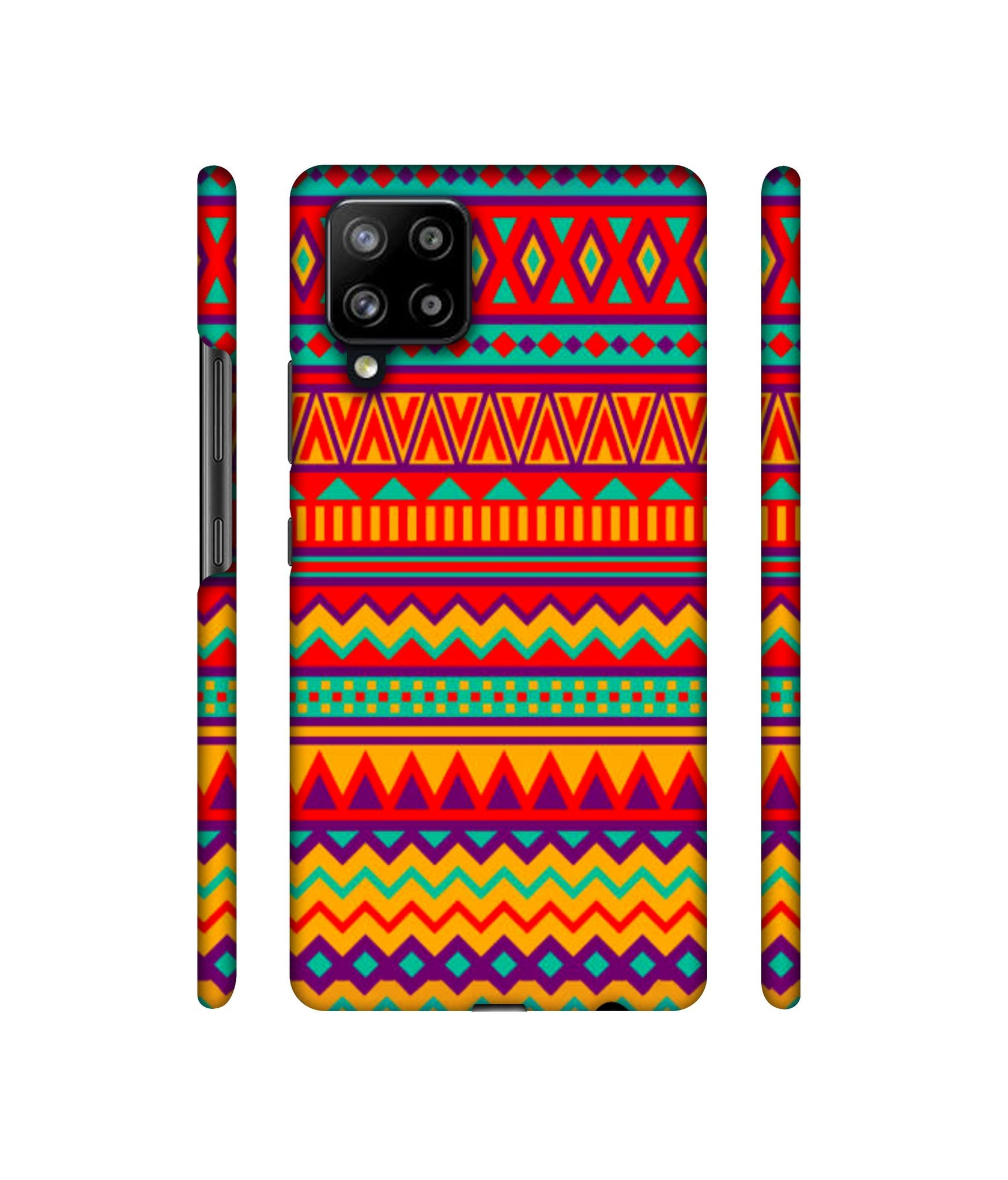 Multicolor Rangoli Art Designer Hard Back Cover for Samsung Galaxy M42 5G / A42 5G